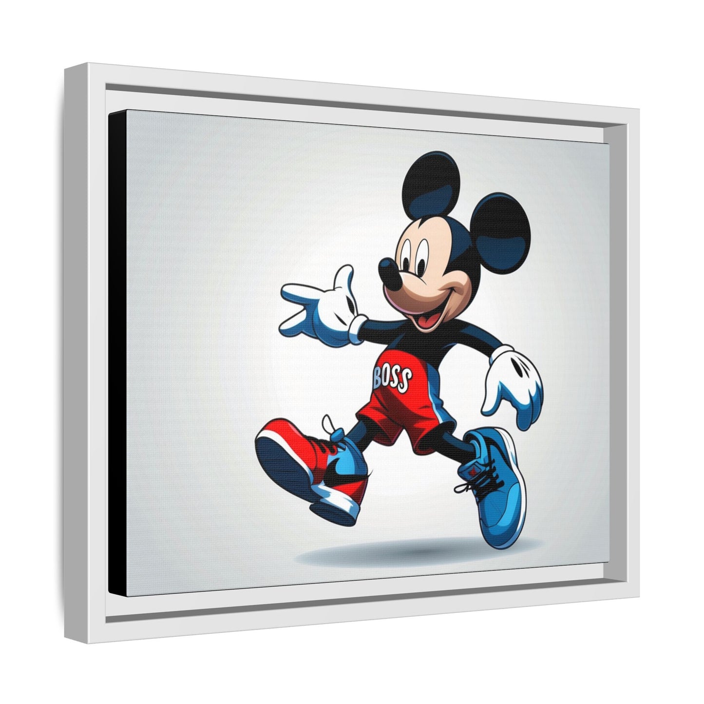 Mickey Mouse Boss Framed Canvas Art