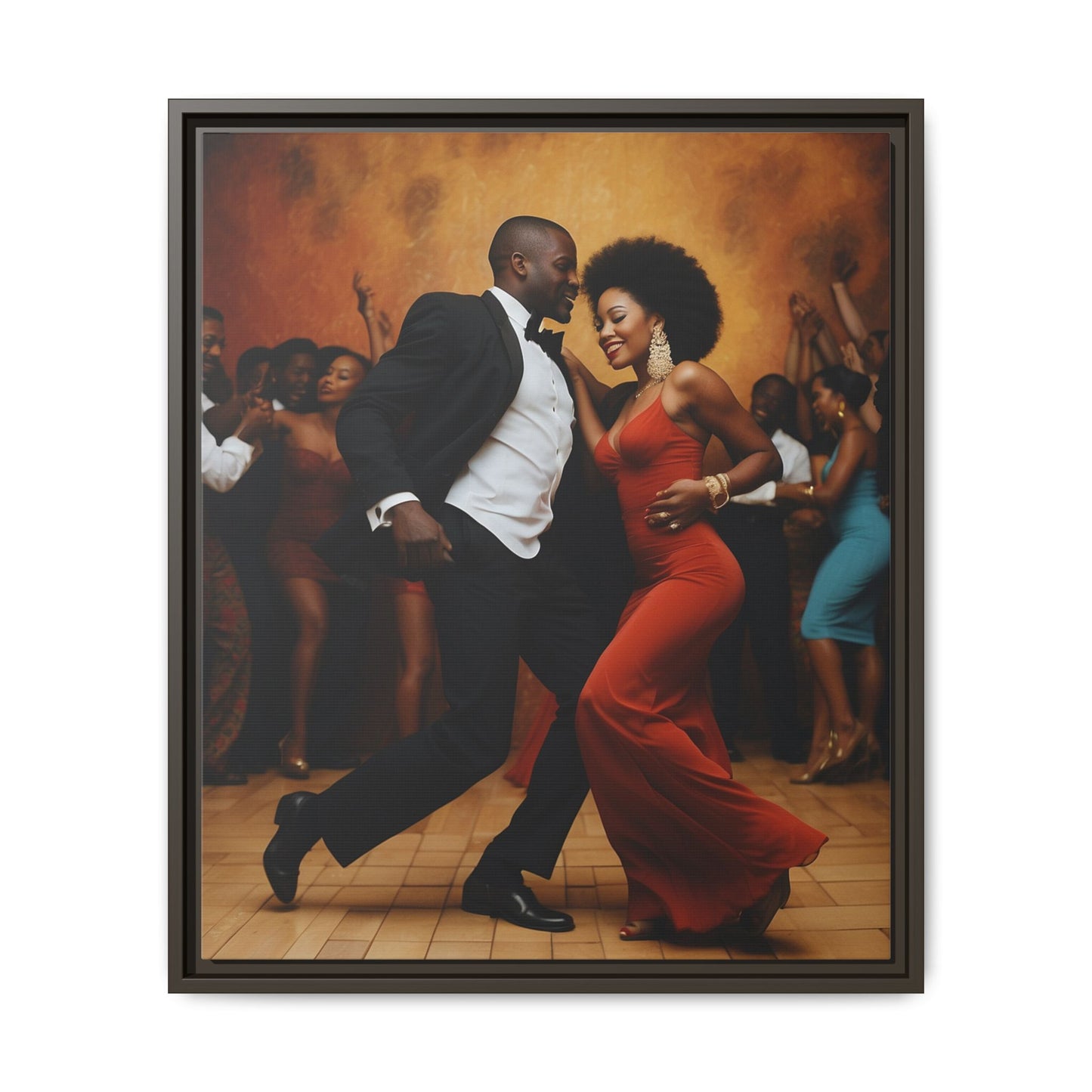 Matte Canvas, Framed (Multi-color)