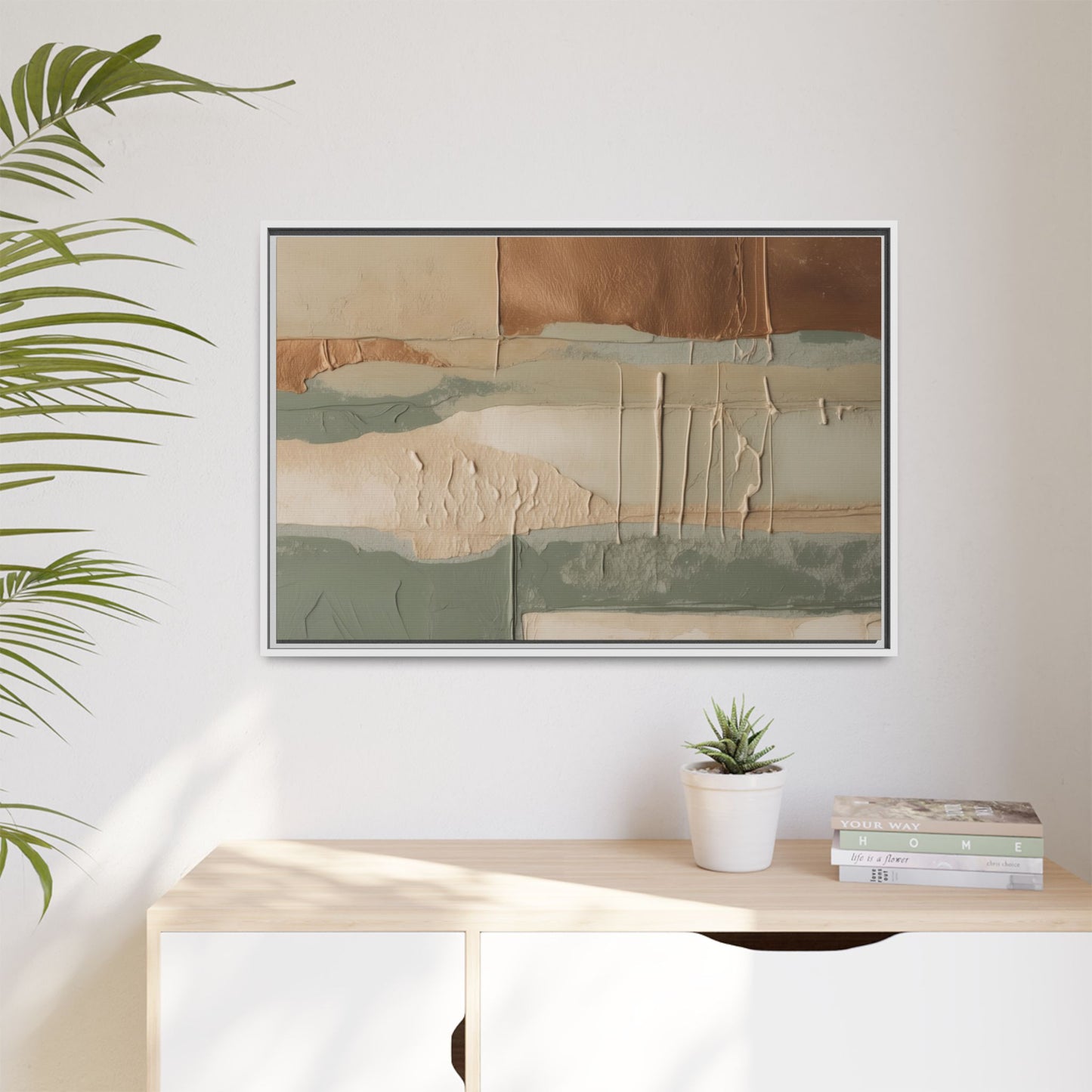 Matte Canvas, Framed (Multi-color)