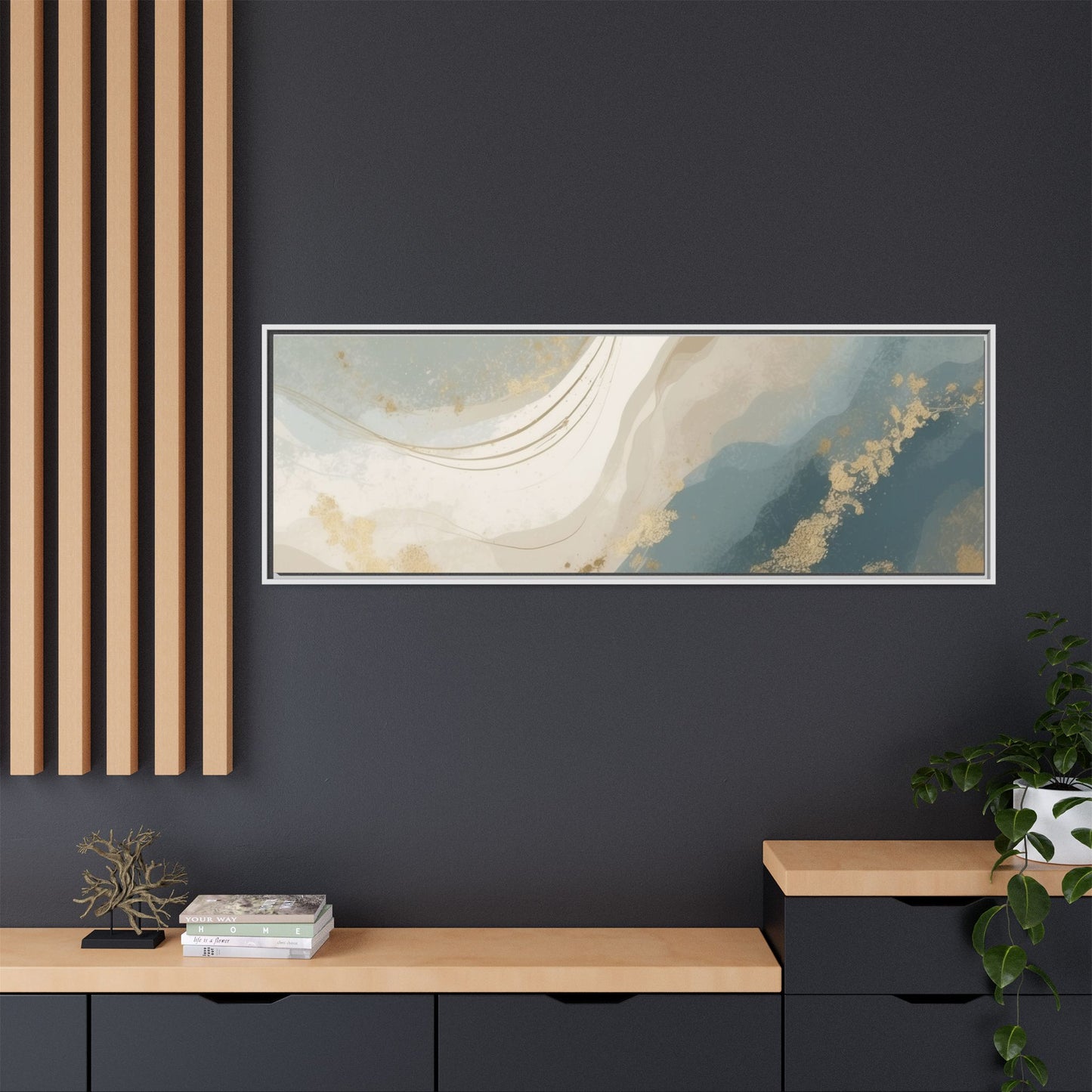 Matte Canvas, Framed (Multi-color)