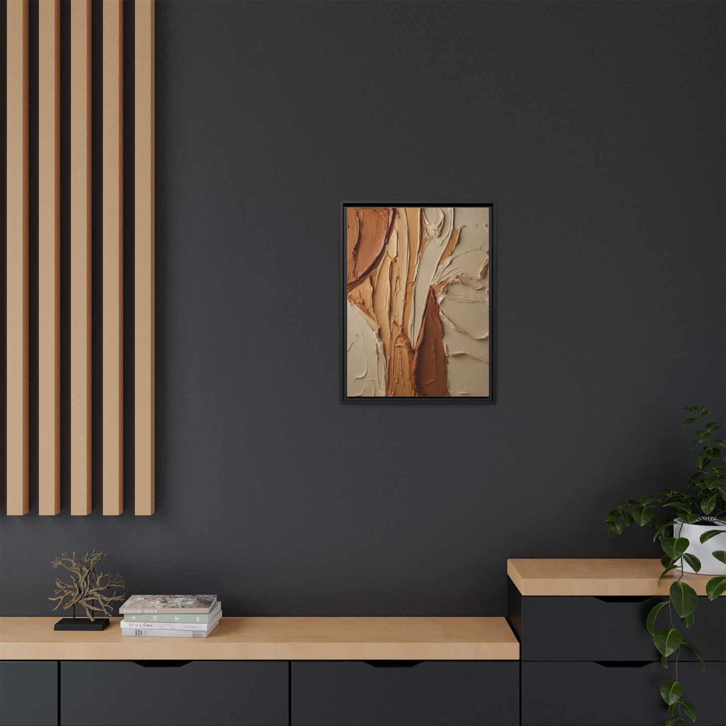 Matte Canvas, Framed (Multi-color)