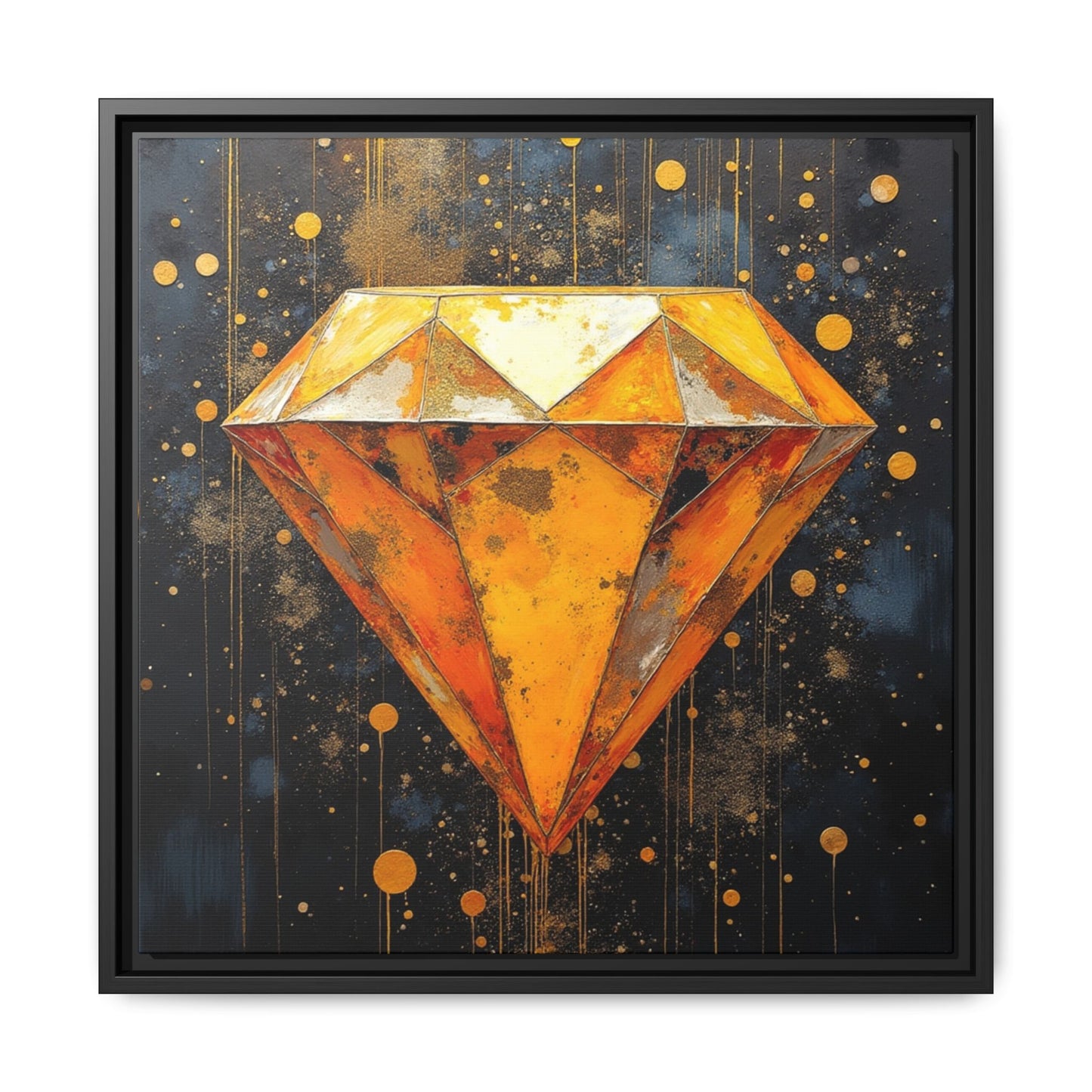Matte Canvas, Framed (Multi-color)