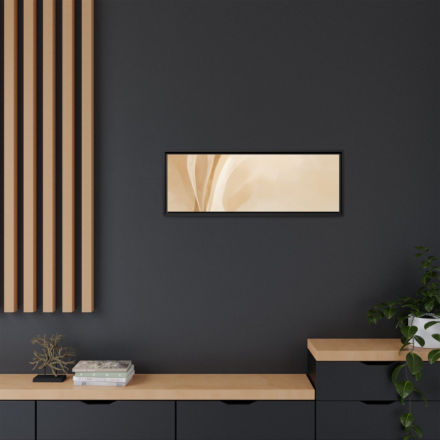 Matte Canvas, Framed (Multi-color)
