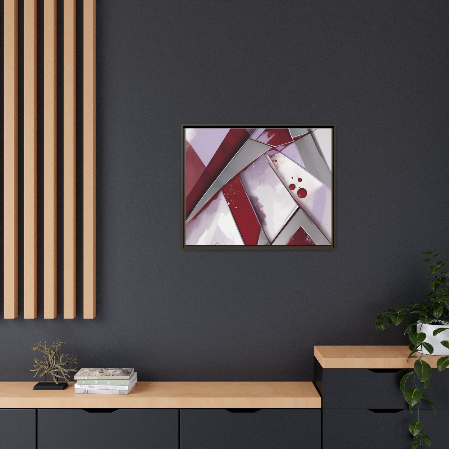 Matte Canvas, Framed (Multi-color)