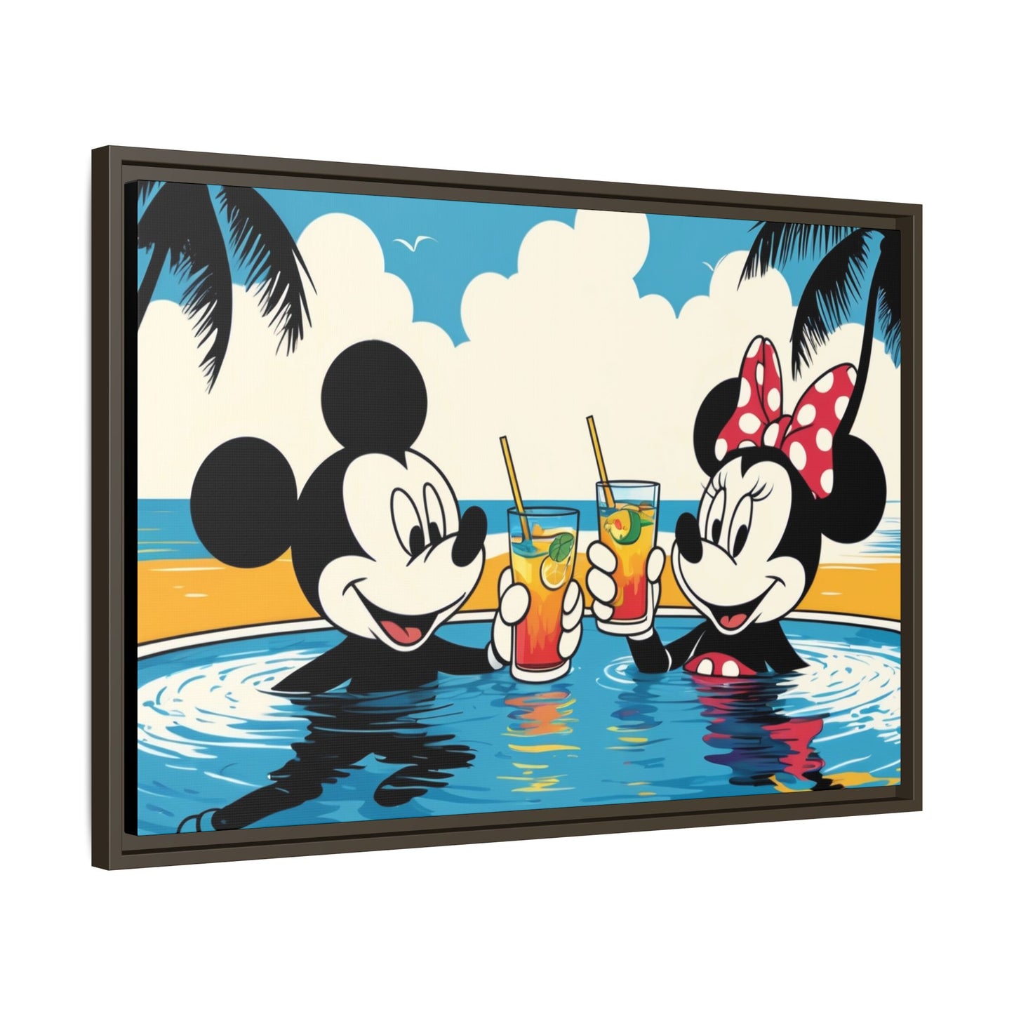 Matte Canvas, Framed (Multi-color)