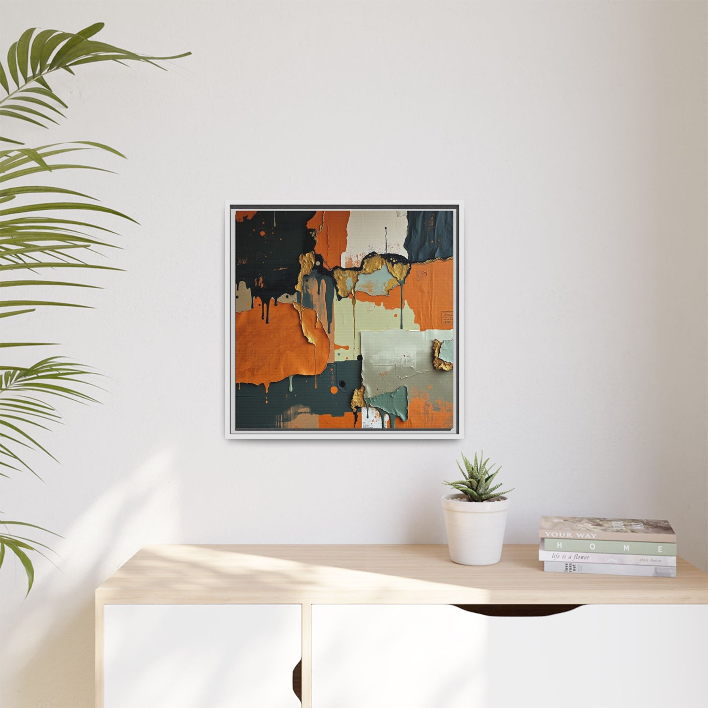 Matte Canvas, Framed (Multi-color)