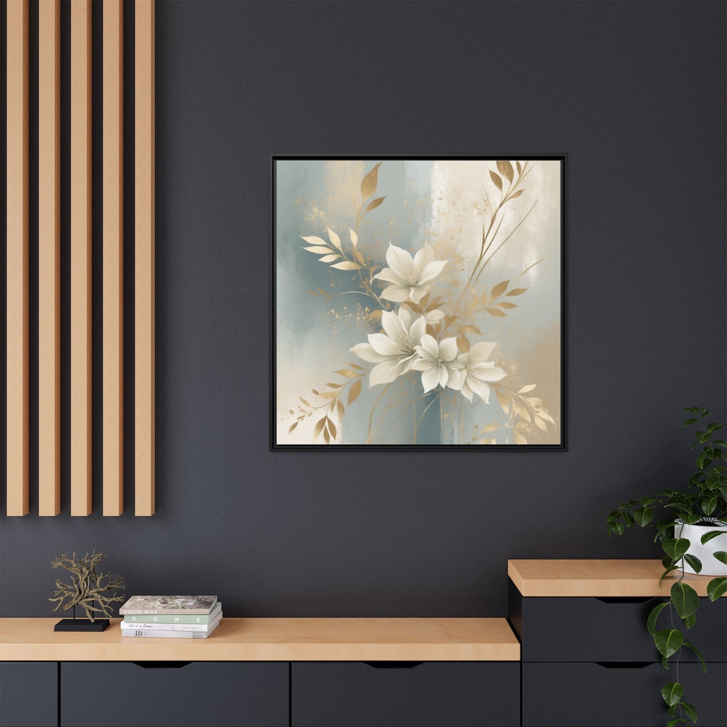 Matte Canvas, Framed (Multi-color)