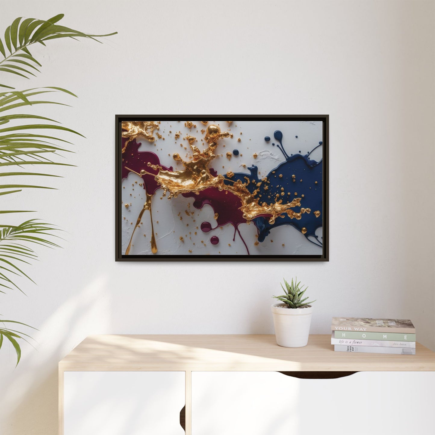 Matte Canvas, Framed (Multi-color)