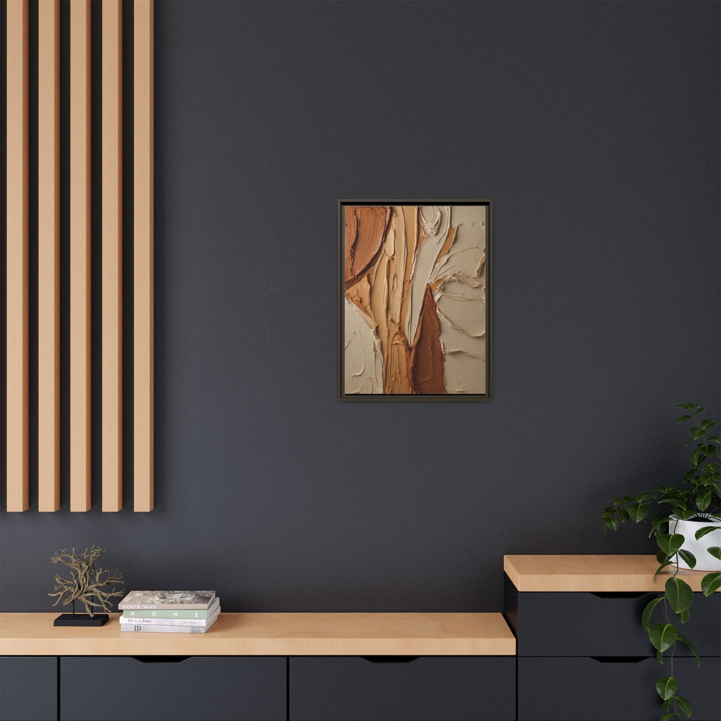 Matte Canvas, Framed (Multi-color)
