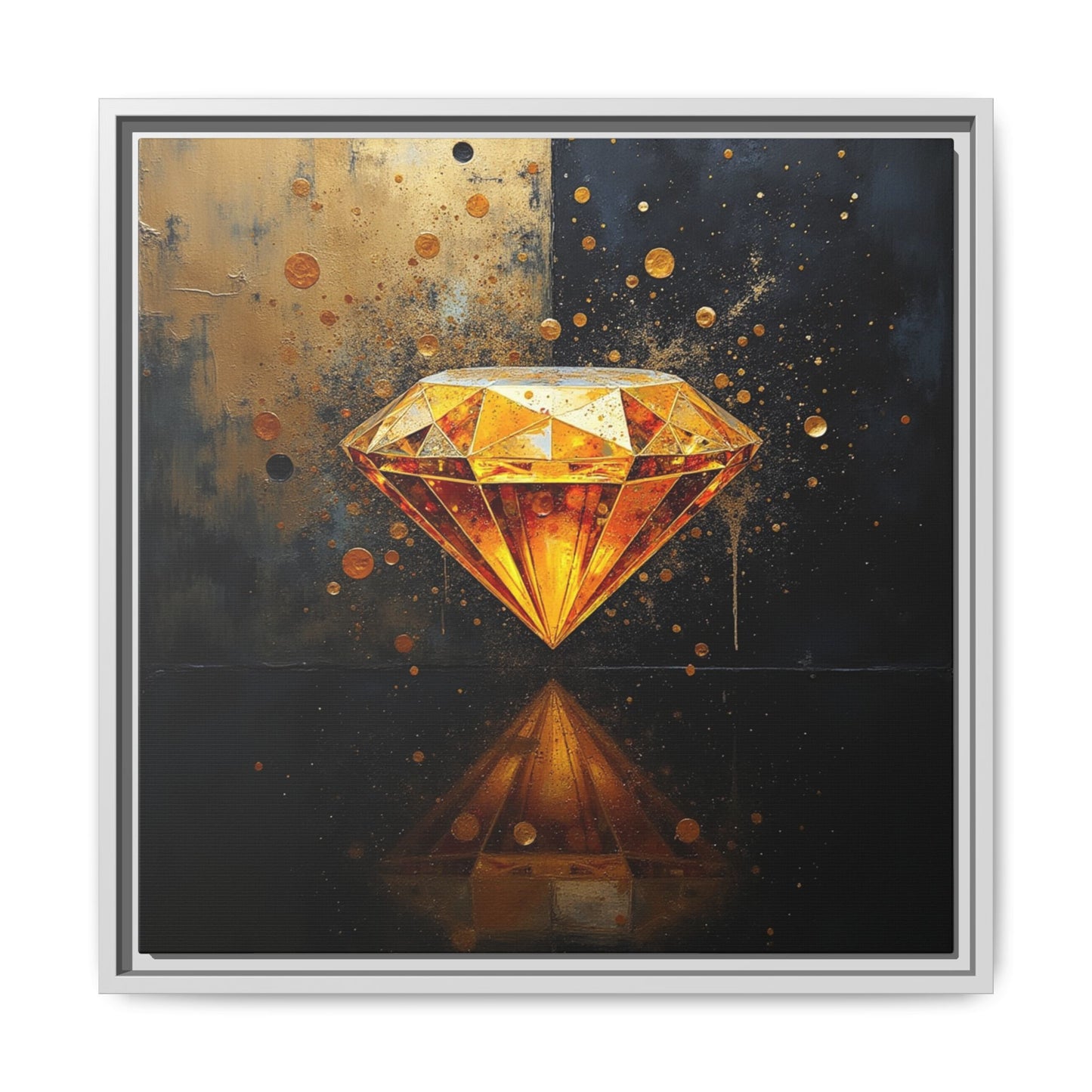 Matte Canvas, Framed (Multi-color)