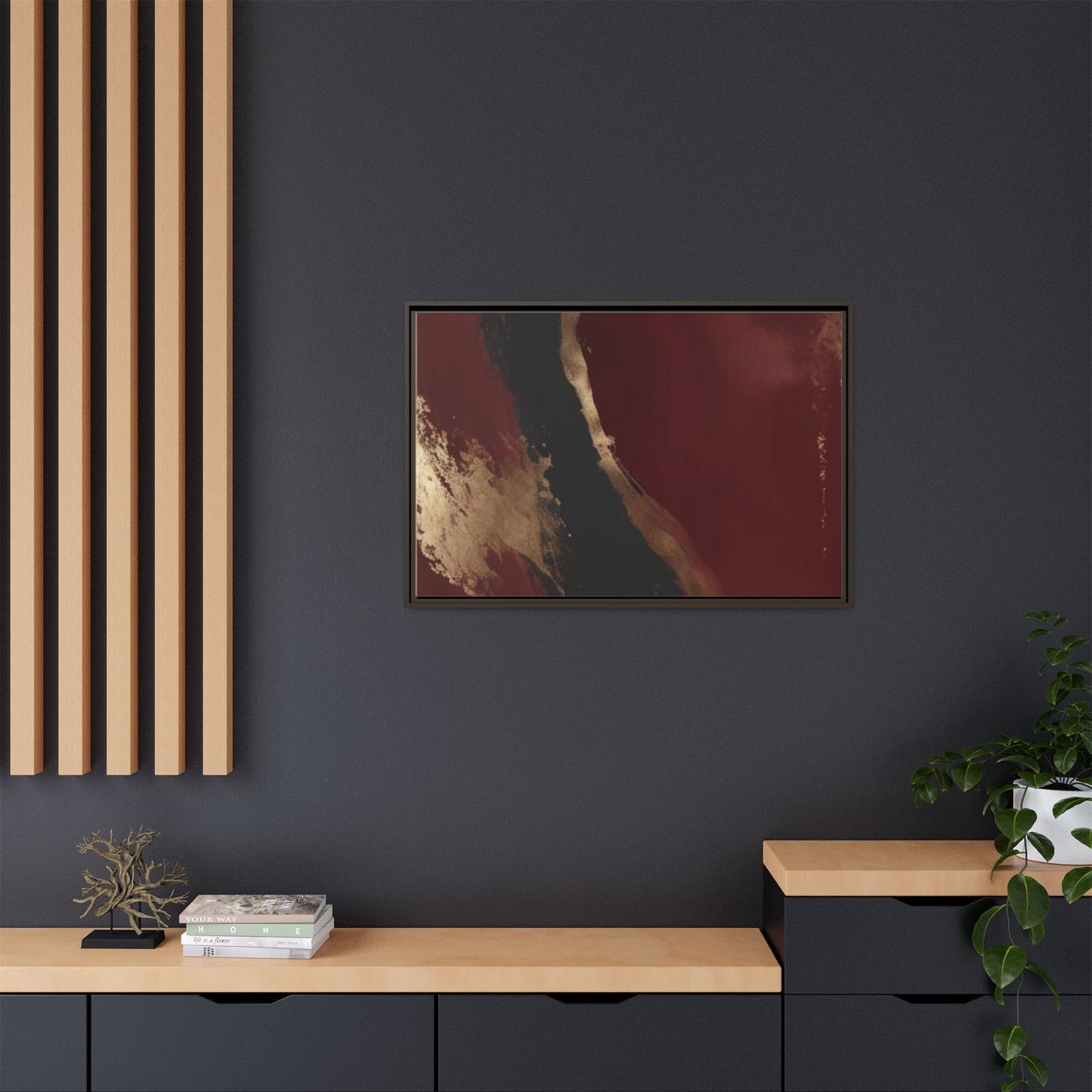 Matte Canvas, Framed (Multi-color)