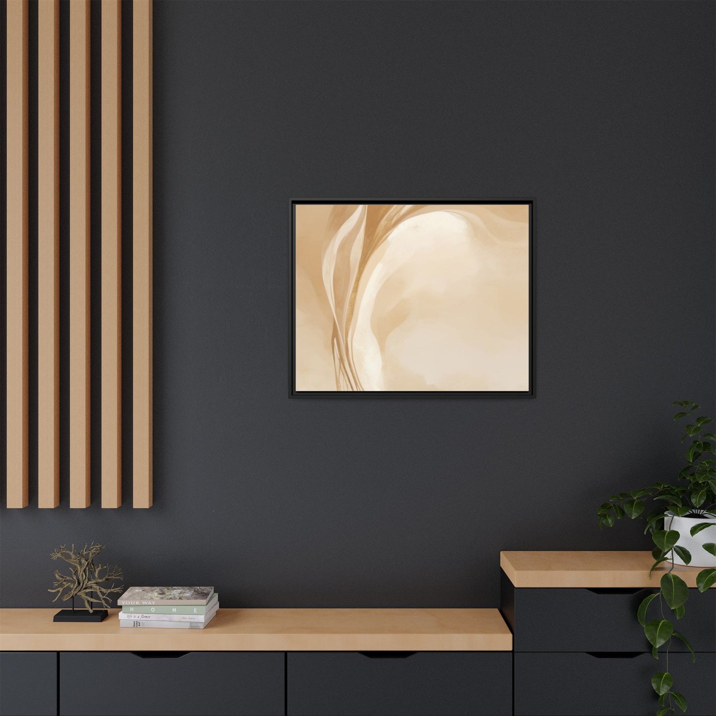 Matte Canvas, Framed (Multi-color)