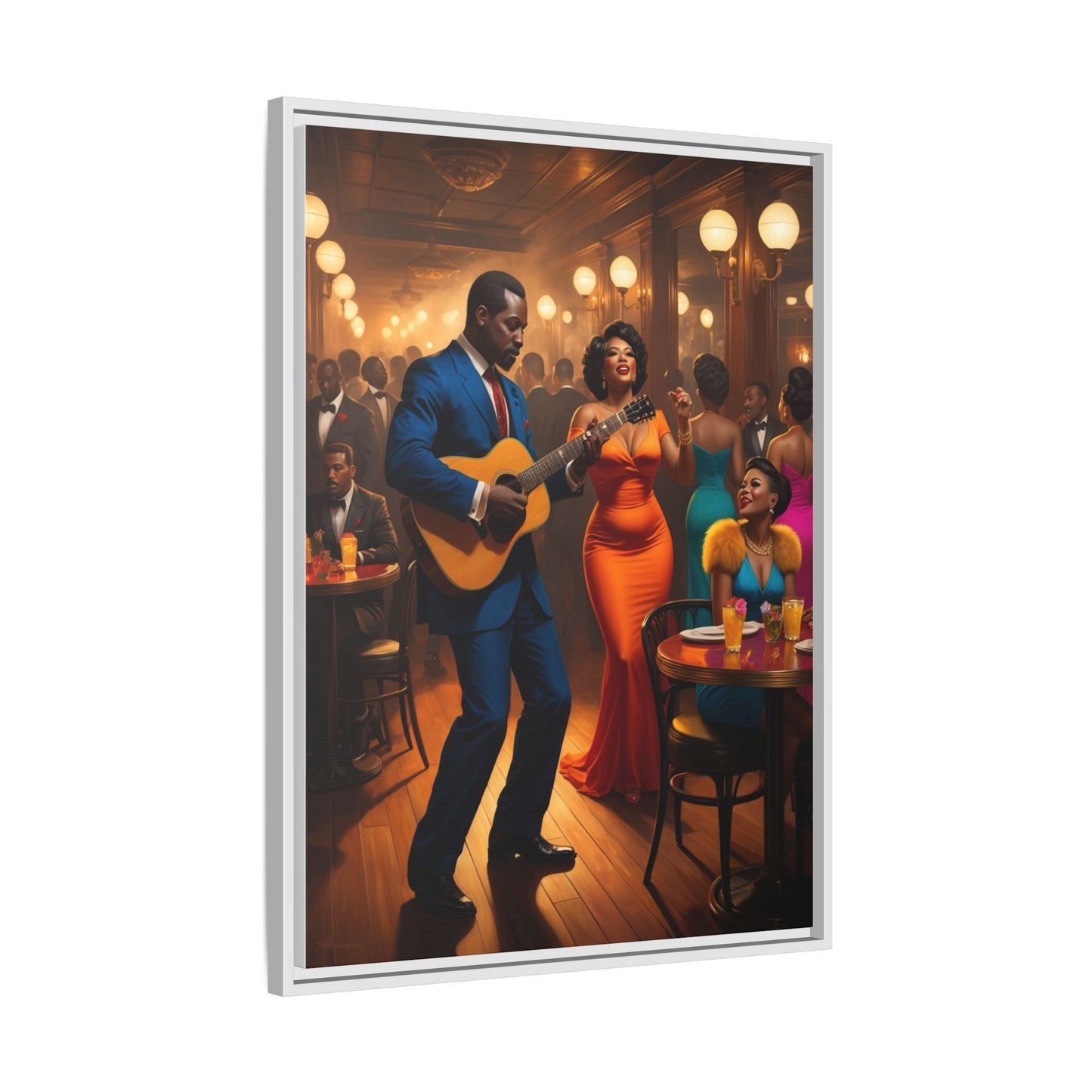 Matte Canvas, Framed (Multi-color)