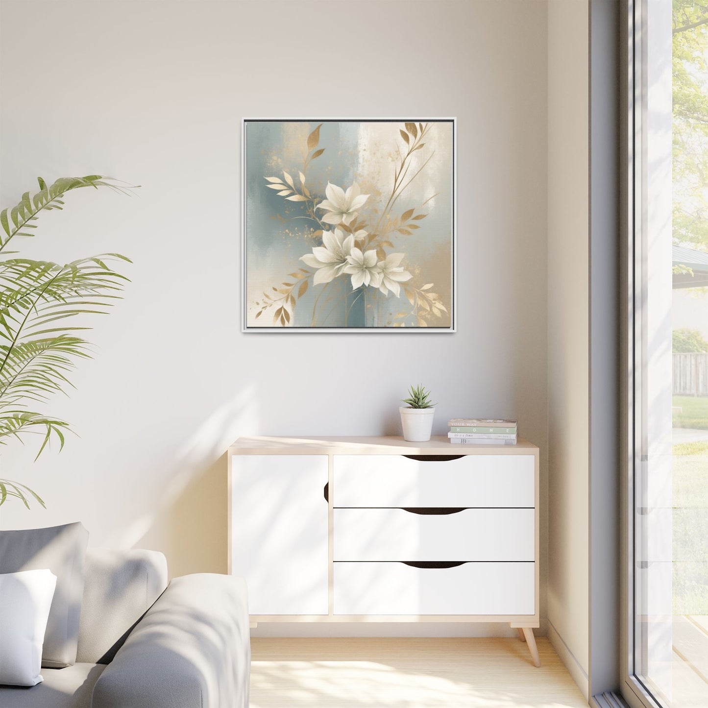 Matte Canvas, Framed (Multi-color)