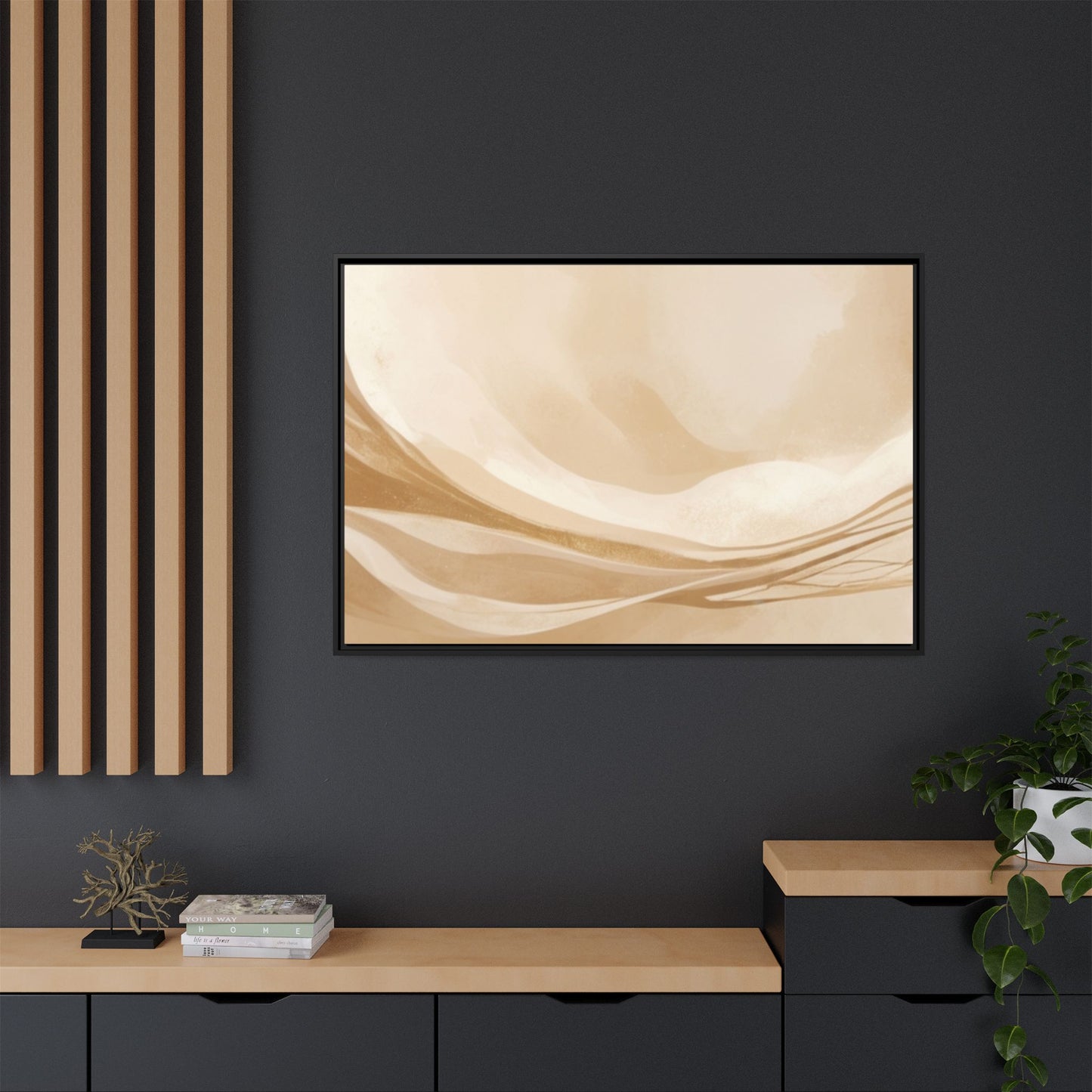 Matte Canvas, Framed (Multi-color)