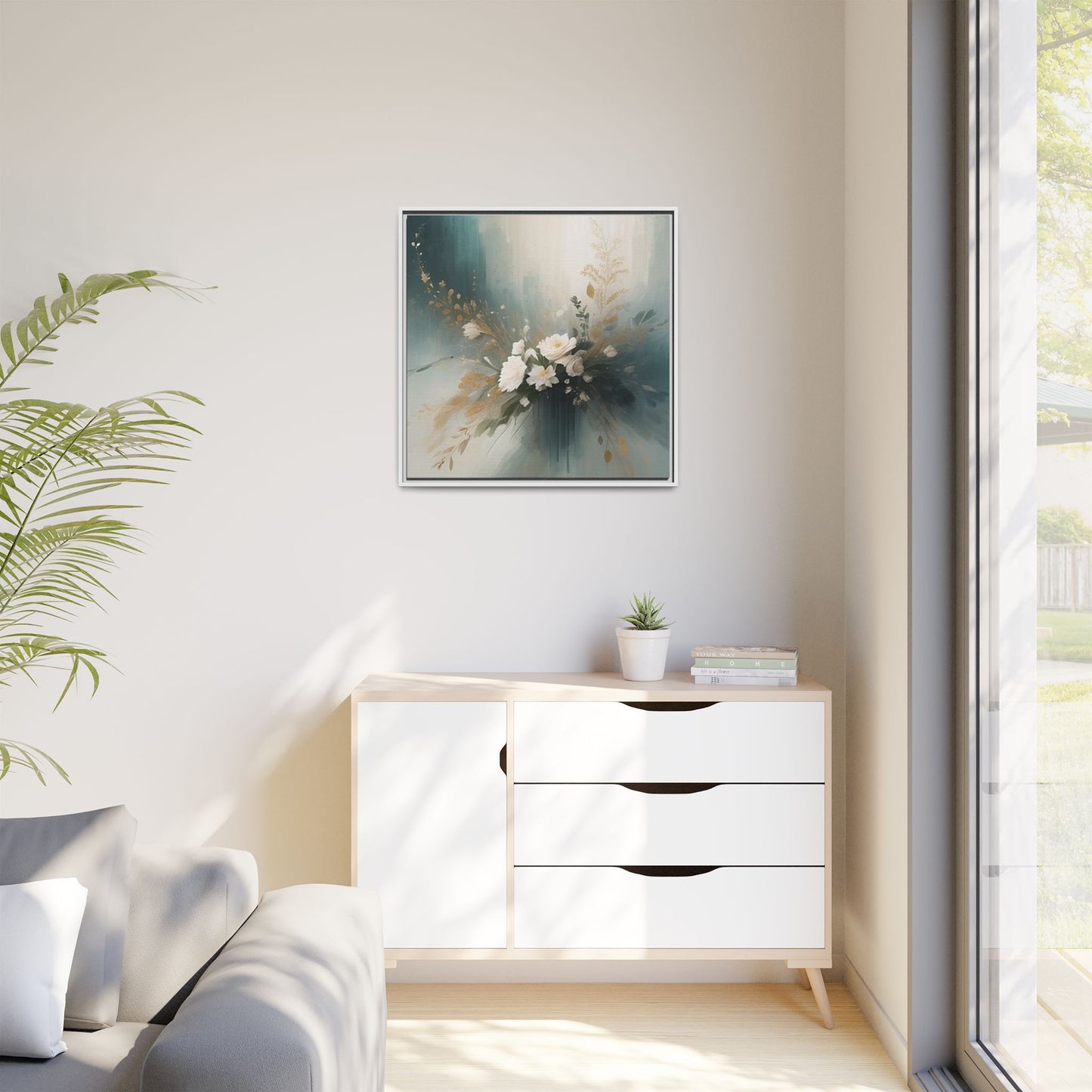 Matte Canvas, Framed (Multi-color)