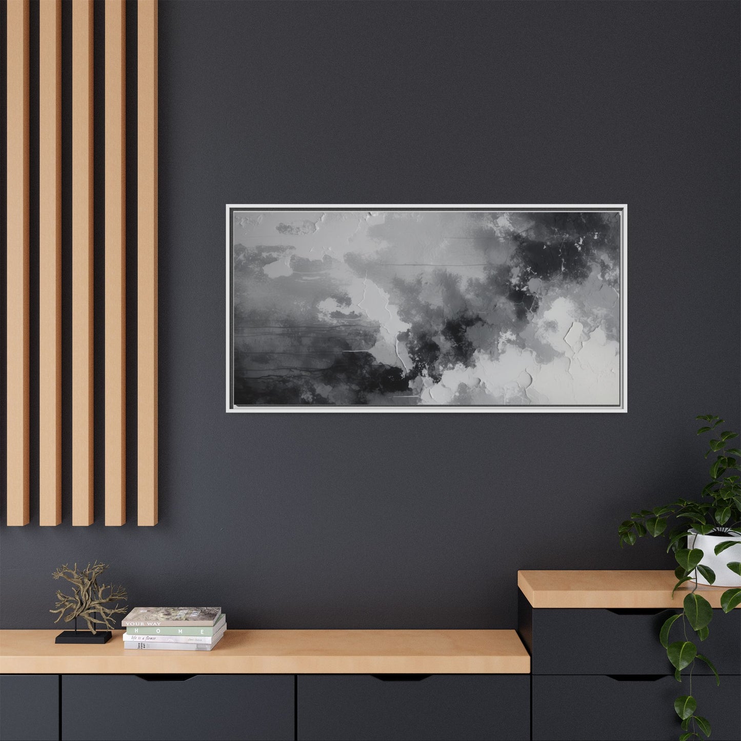 Matte Canvas, Framed (Multi-color)