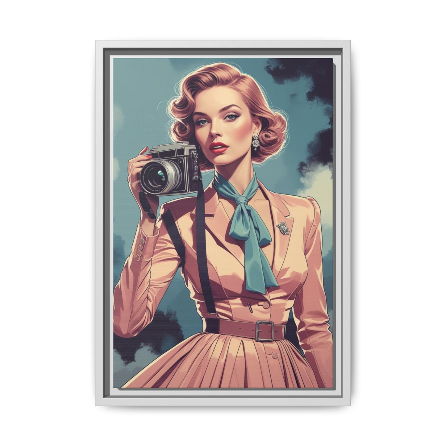 Matte Canvas, Framed (Multi-color)
