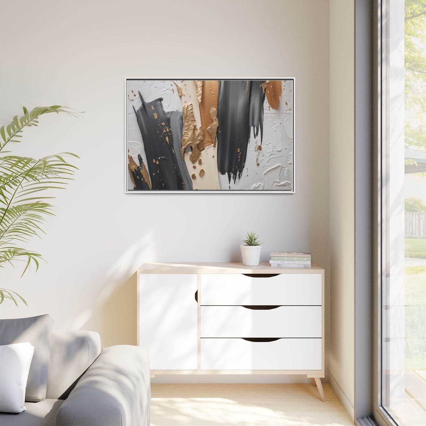 Matte Canvas, Framed (Multi-color)