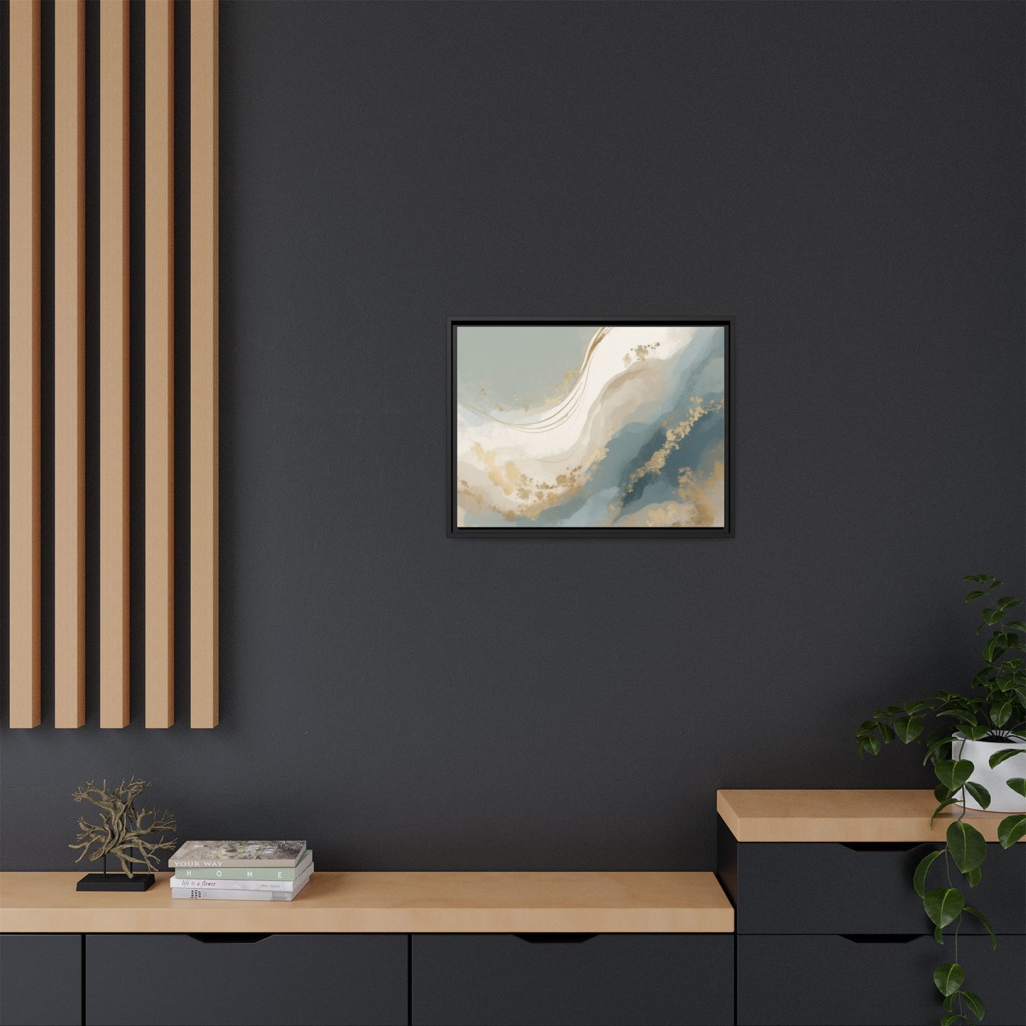 Matte Canvas, Framed (Multi-color)