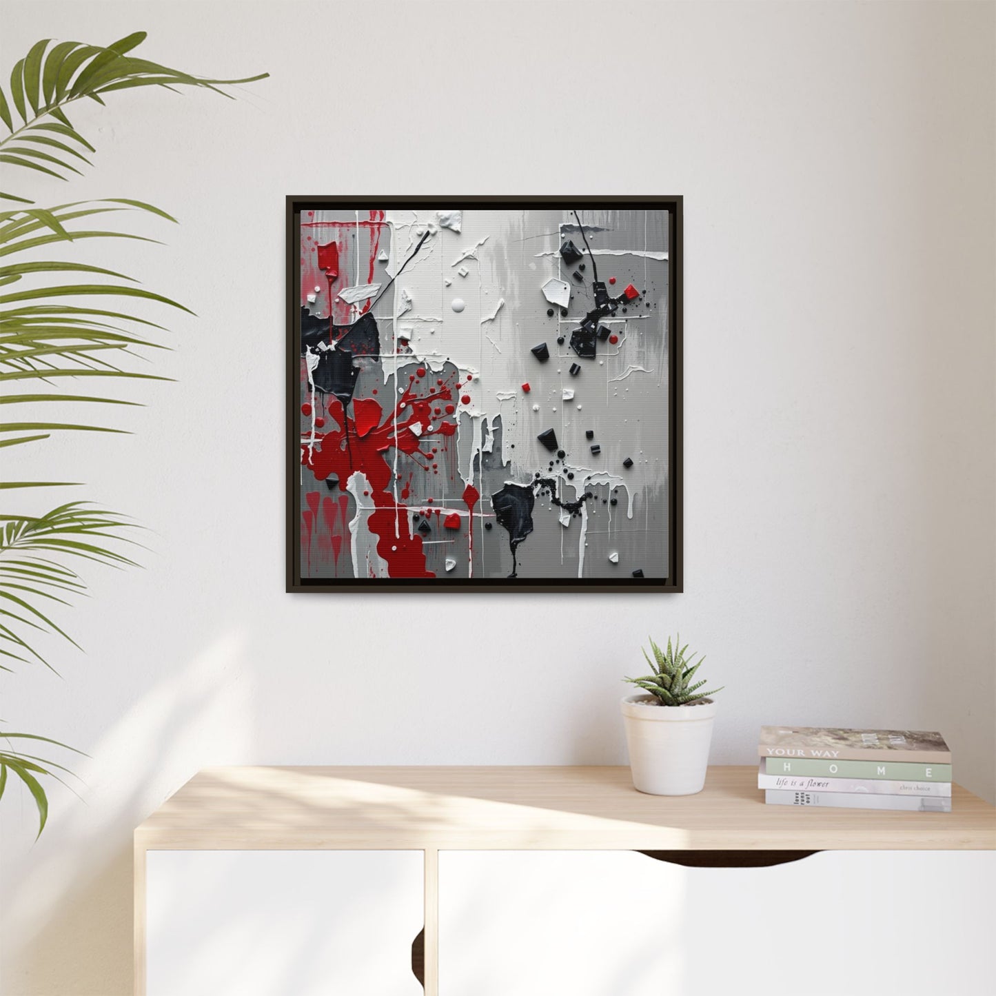 Matte Canvas, Framed (Multi-color)