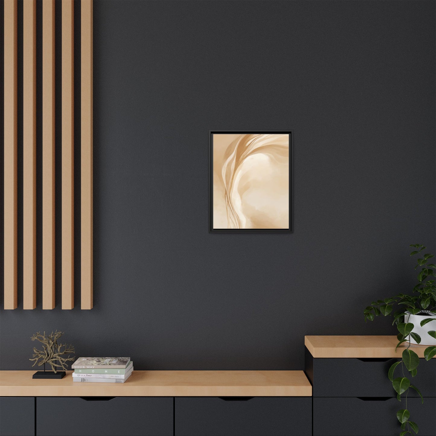 Matte Canvas, Framed (Multi-color)