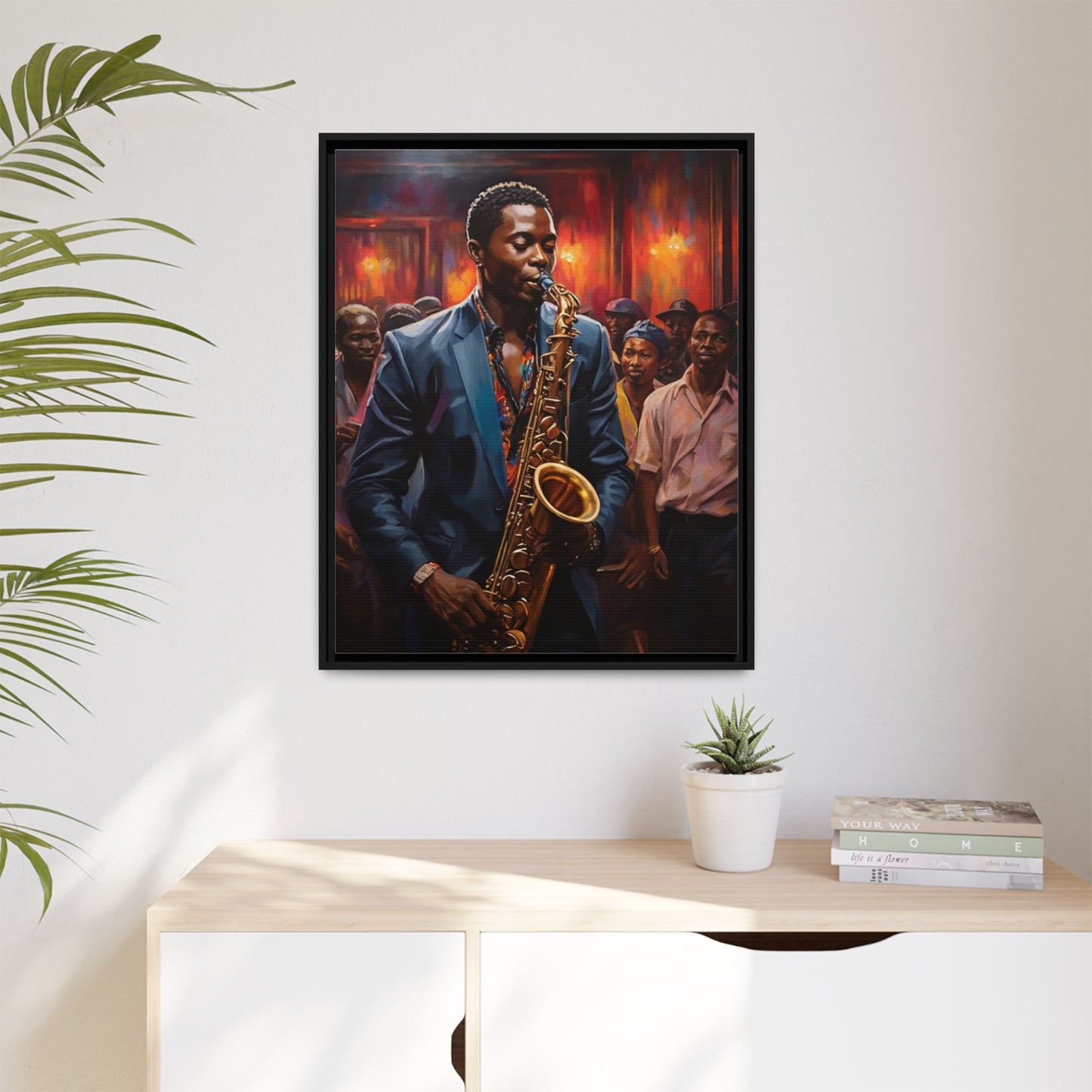 Matte Canvas, Framed (Multi-color)