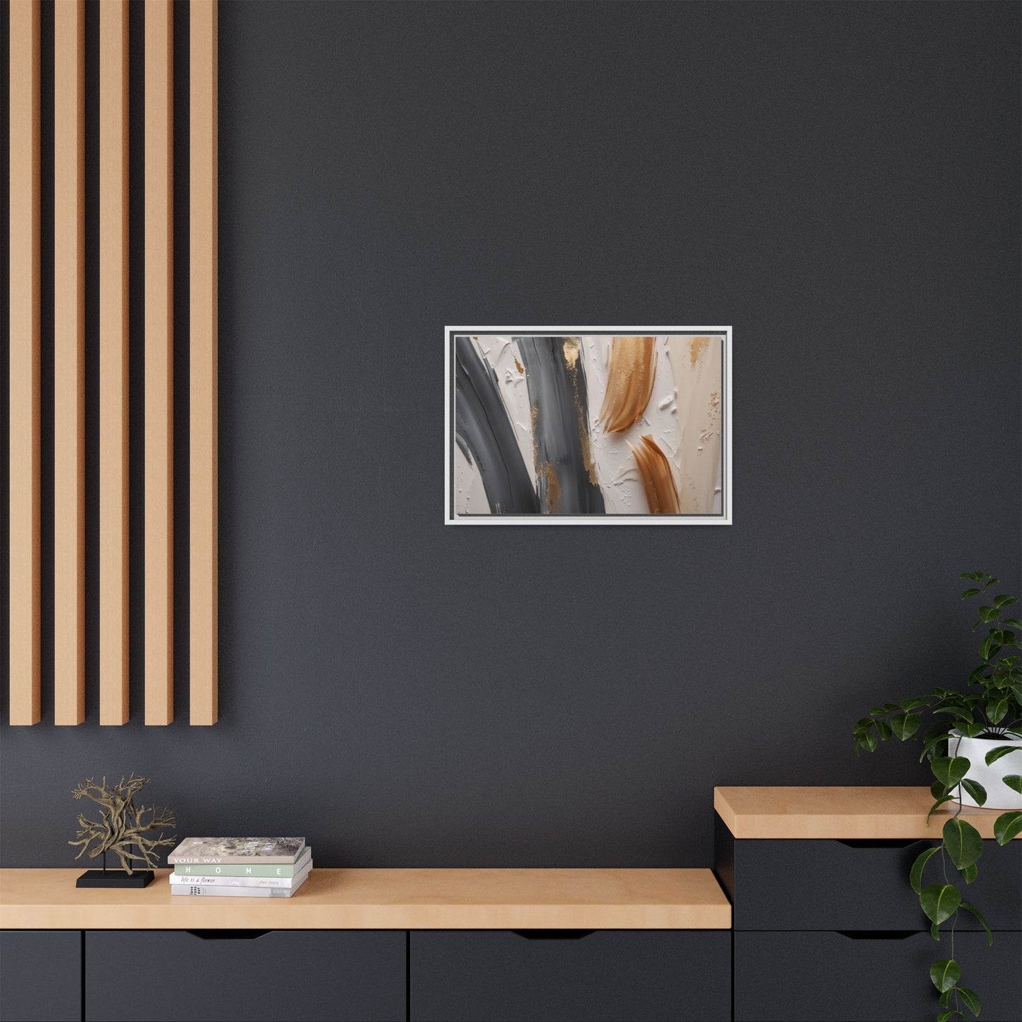 Matte Canvas, Framed (Multi-color)