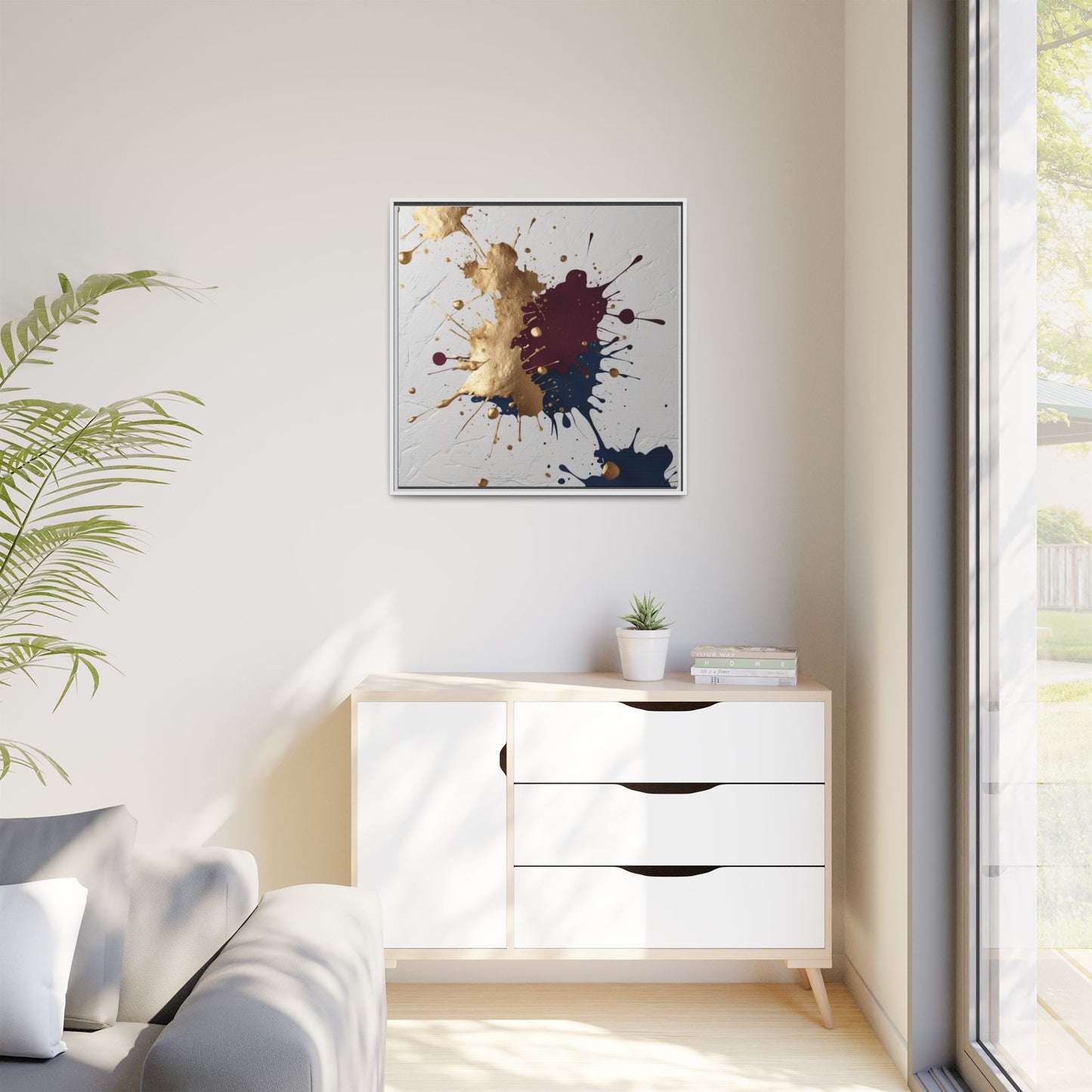 Matte Canvas, Framed (Multi-color)