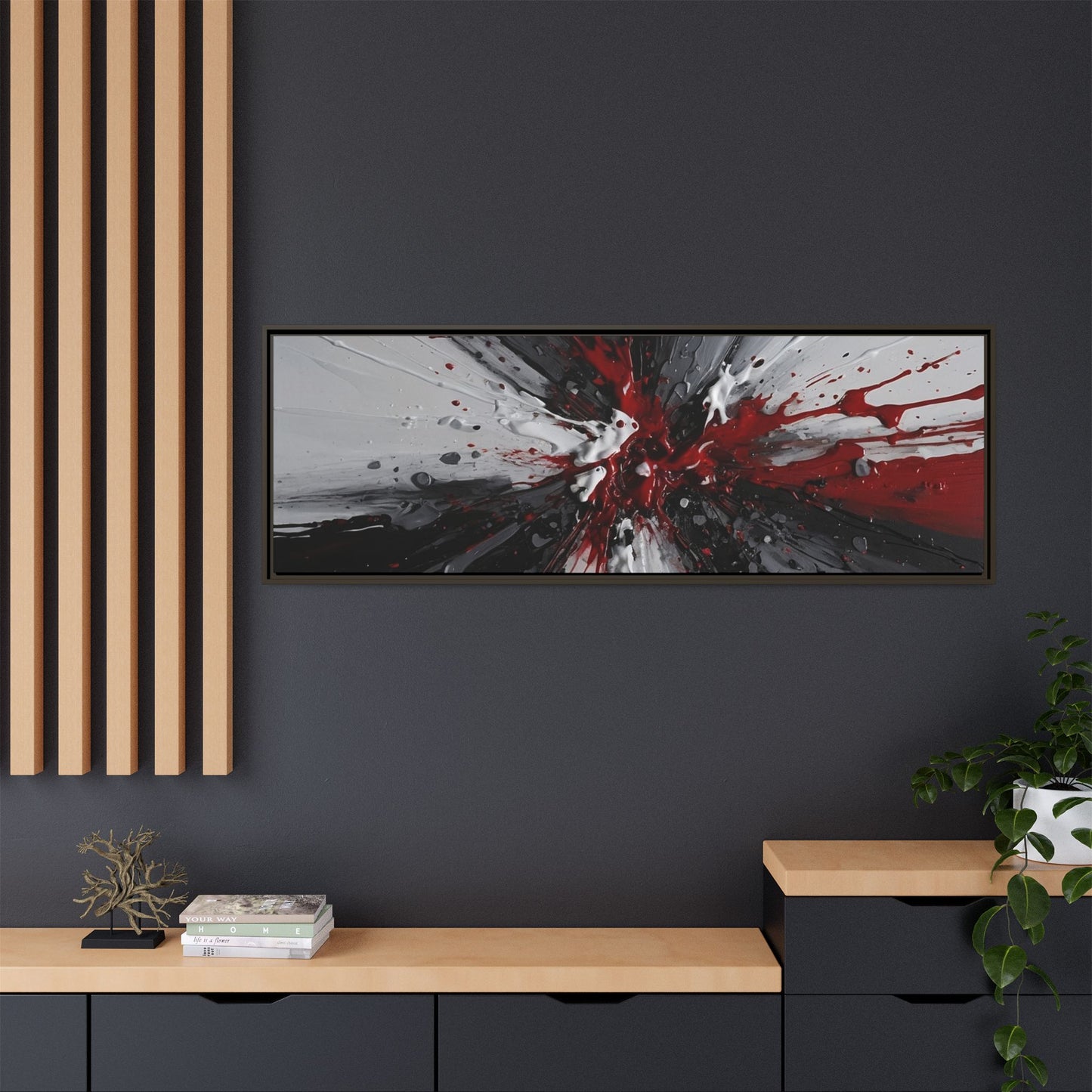 Matte Canvas, Framed (Multi-color)