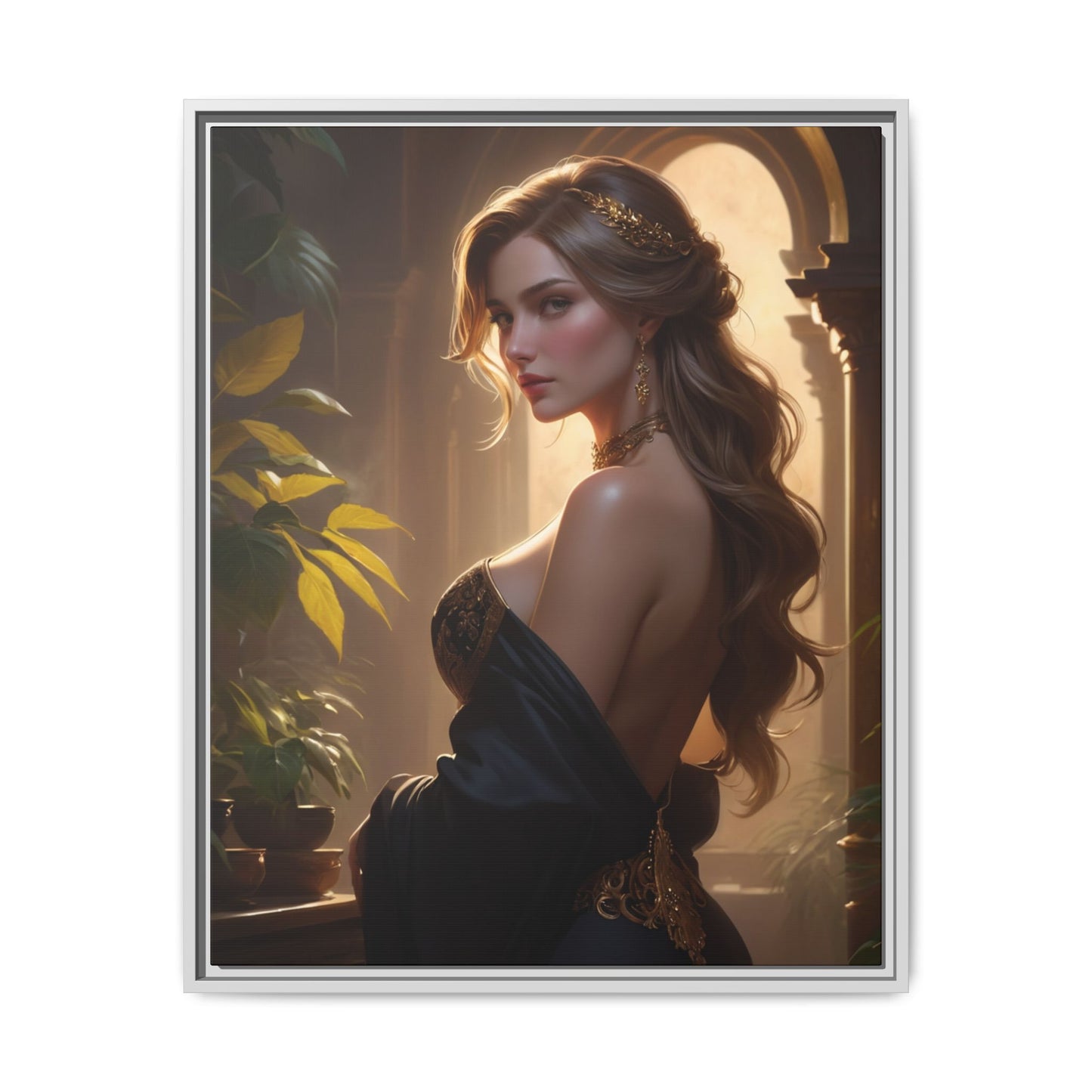 Matte Canvas, Framed (Multi-color)
