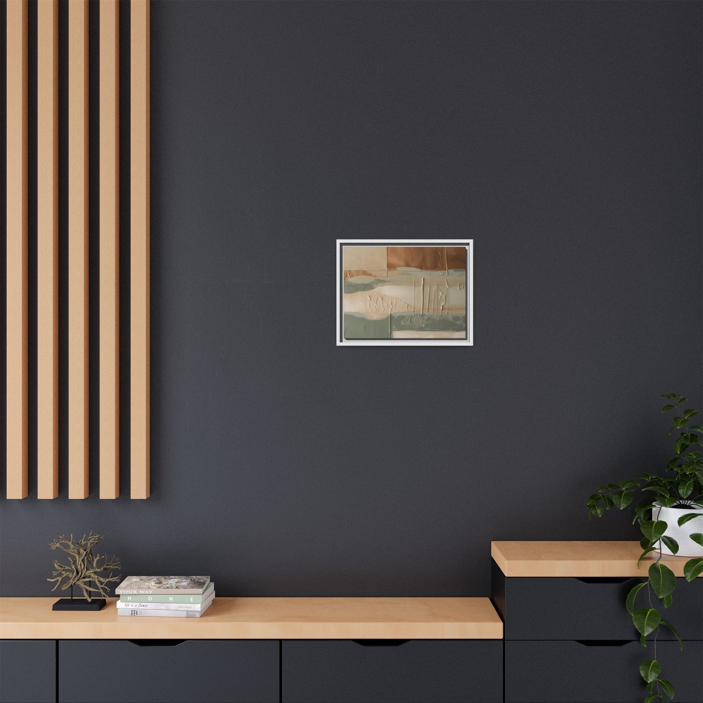 Matte Canvas, Framed (Multi-color)