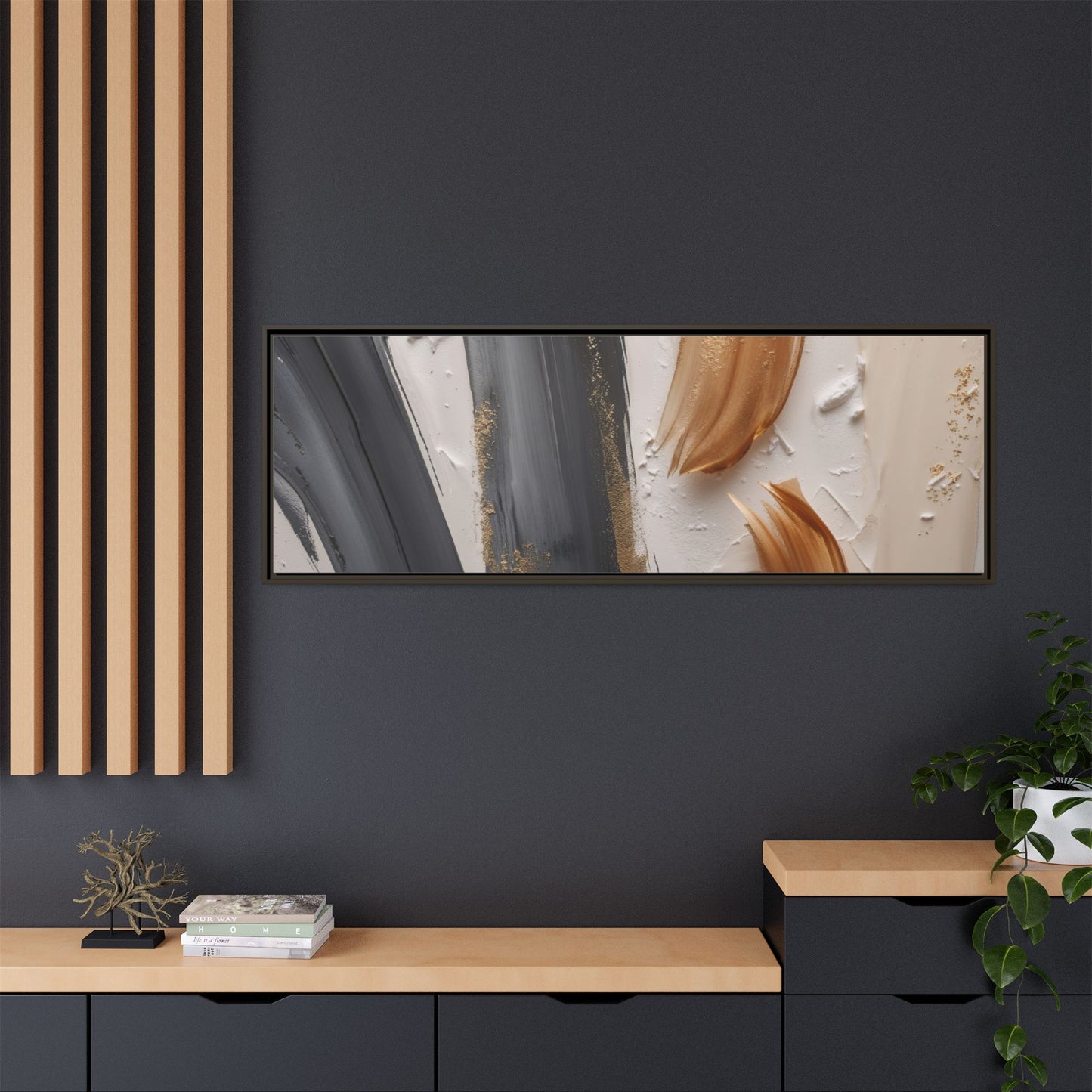 Matte Canvas, Framed (Multi-color)