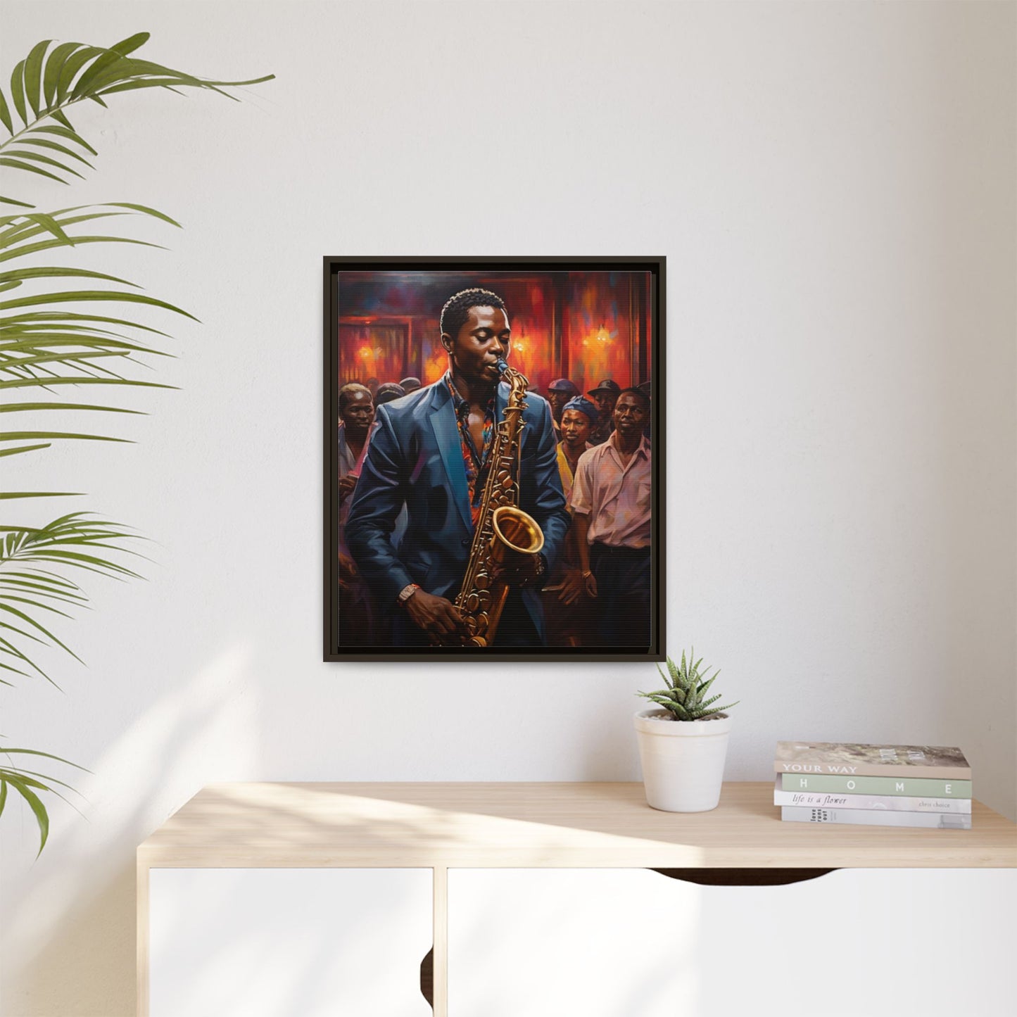 Matte Canvas, Framed (Multi-color)