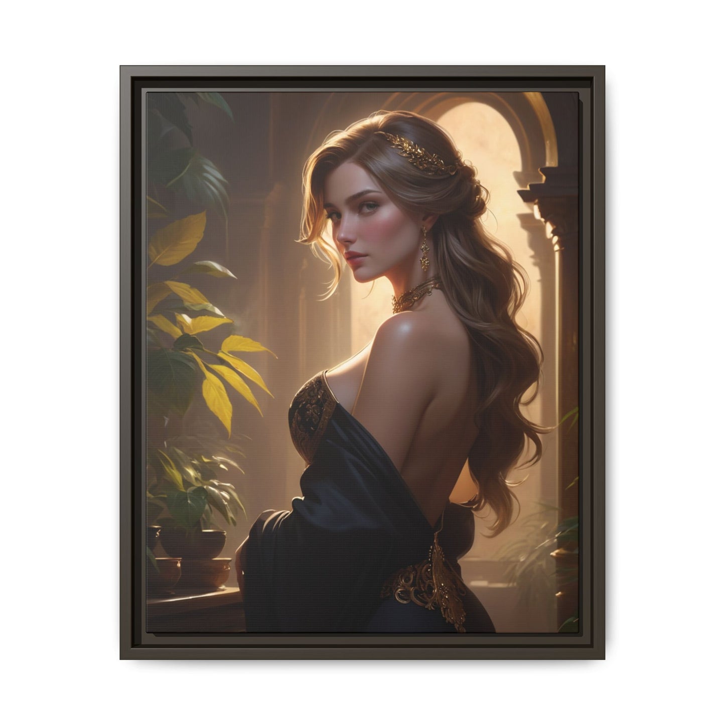 Matte Canvas, Framed (Multi-color)