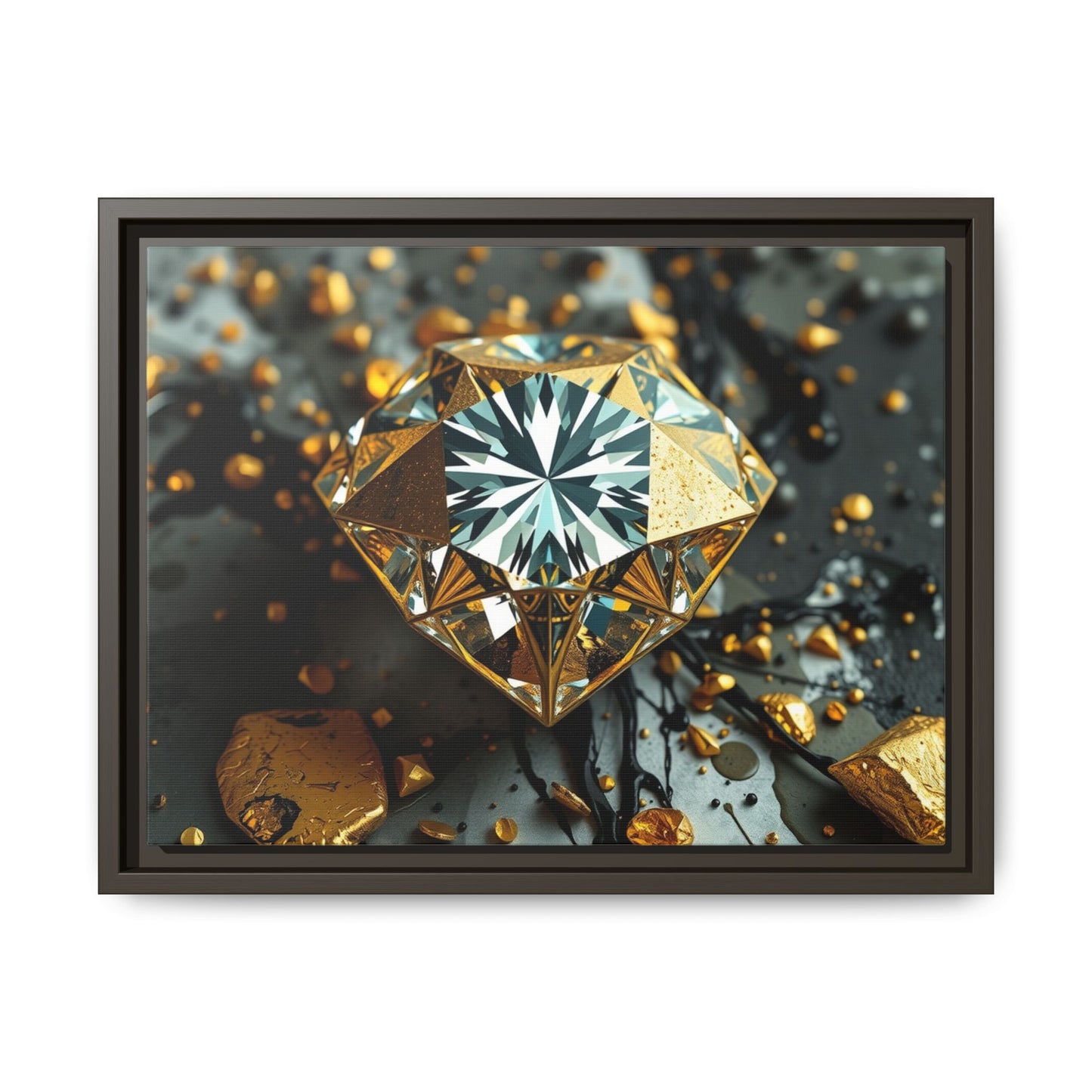 Matte Canvas, Framed (Multi-color)