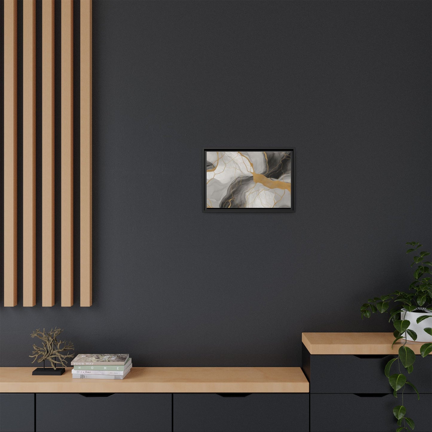Matte Canvas, Framed (Multi-color)