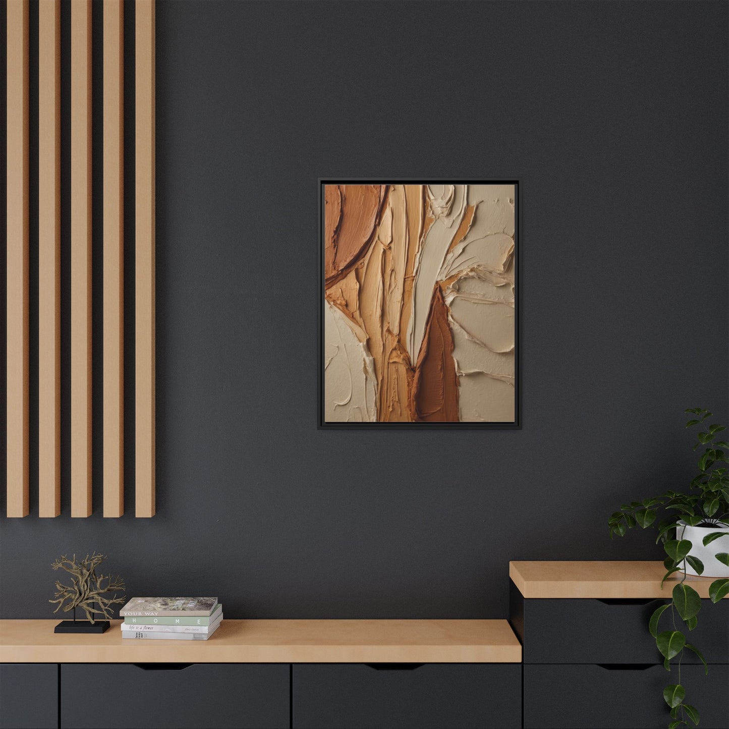 Matte Canvas, Framed (Multi-color)
