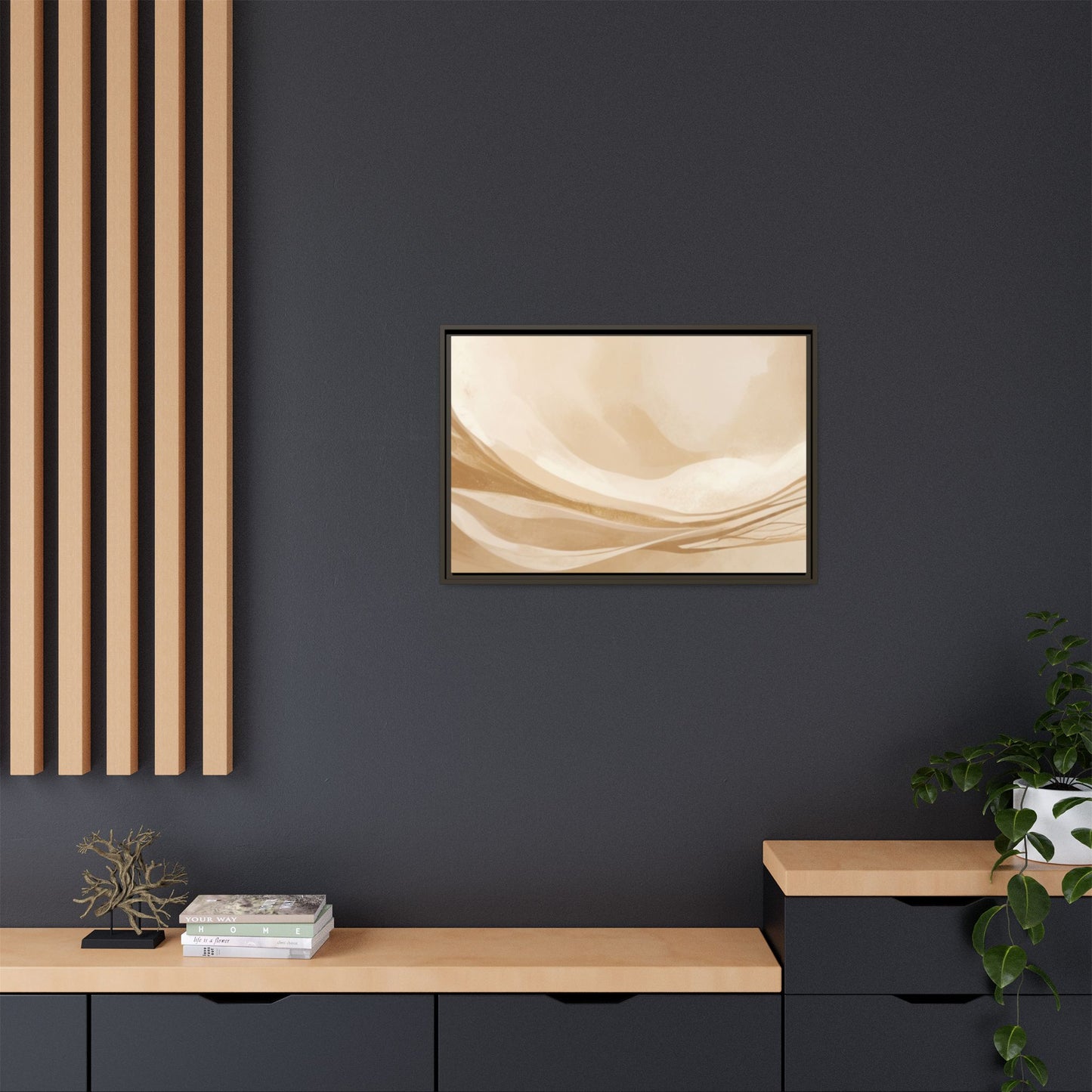Matte Canvas, Framed (Multi-color)