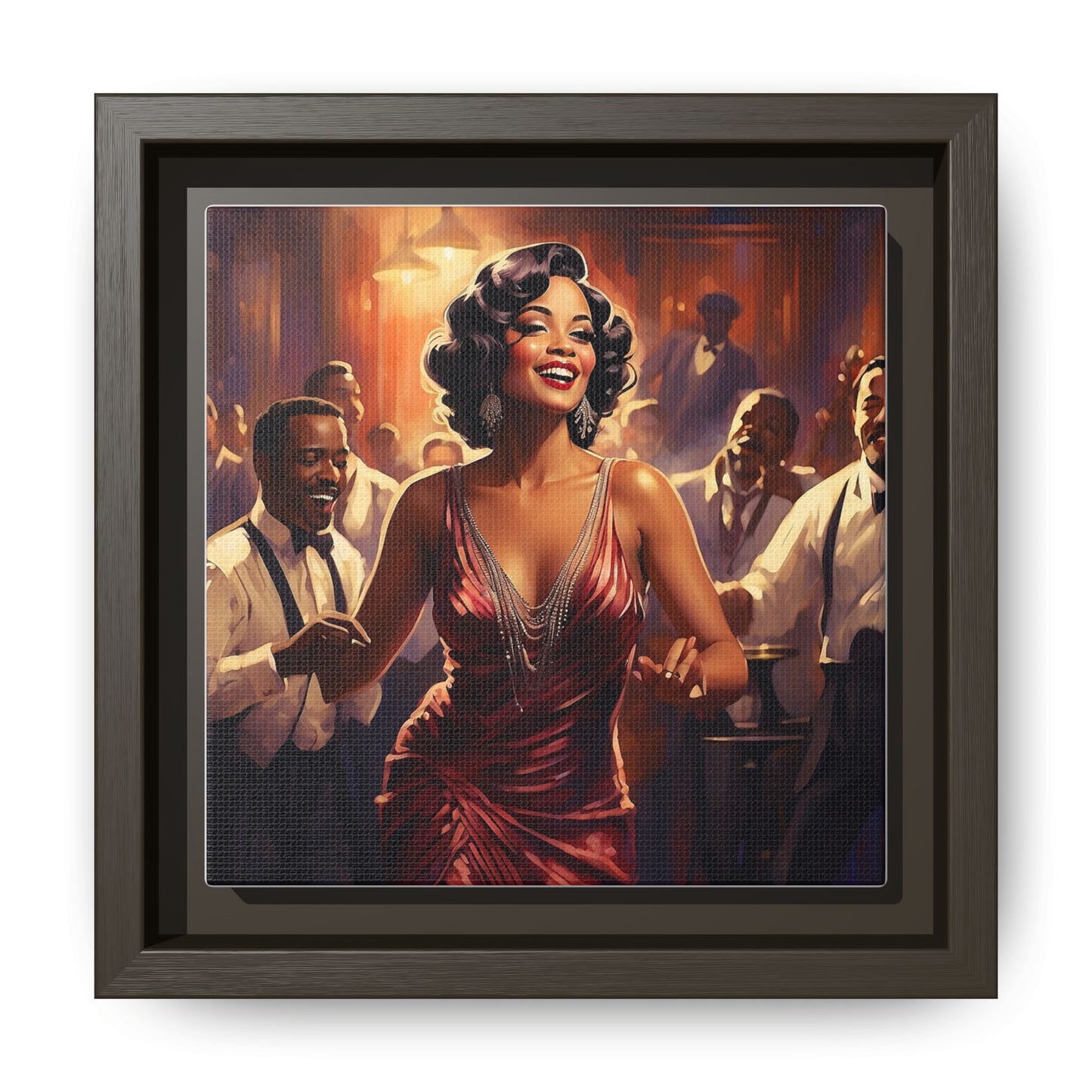 Matte Canvas, Framed (Multi-color)