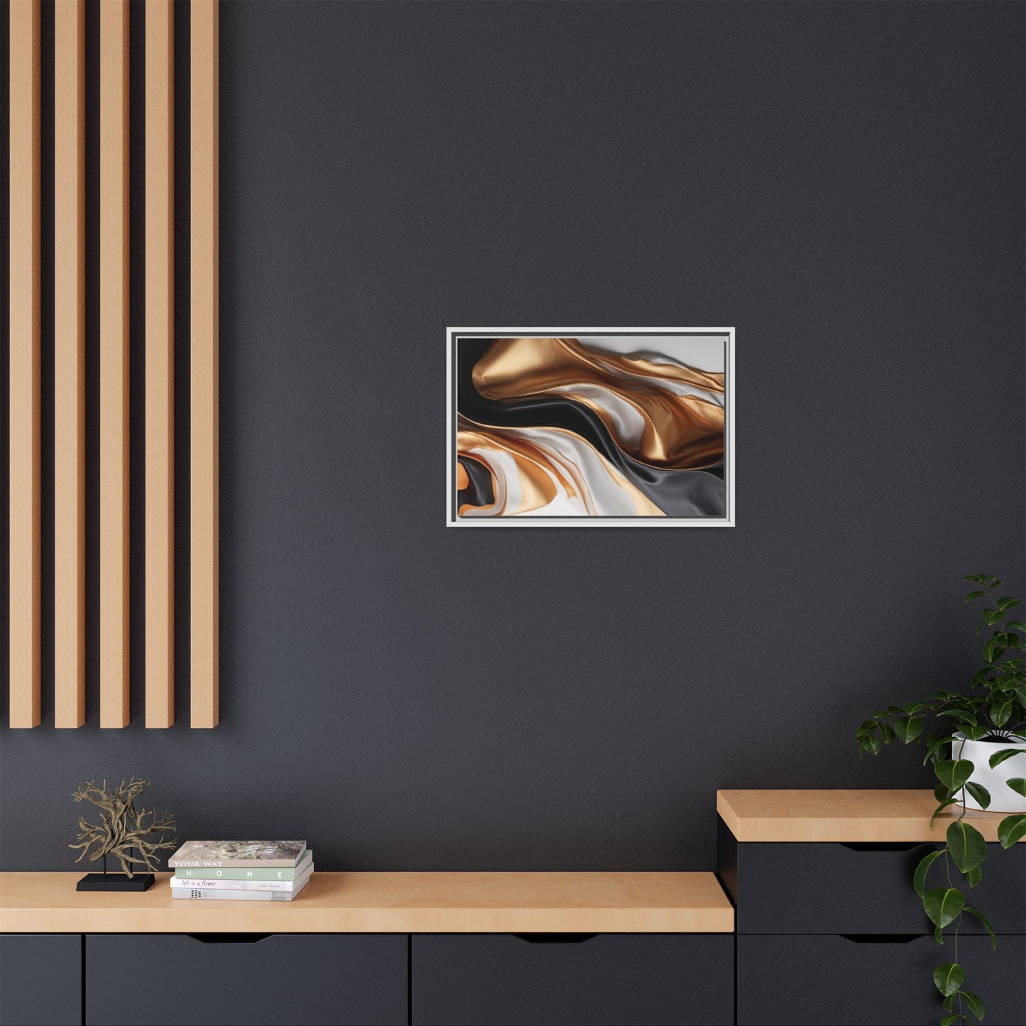 Matte Canvas, Framed (Multi-color)
