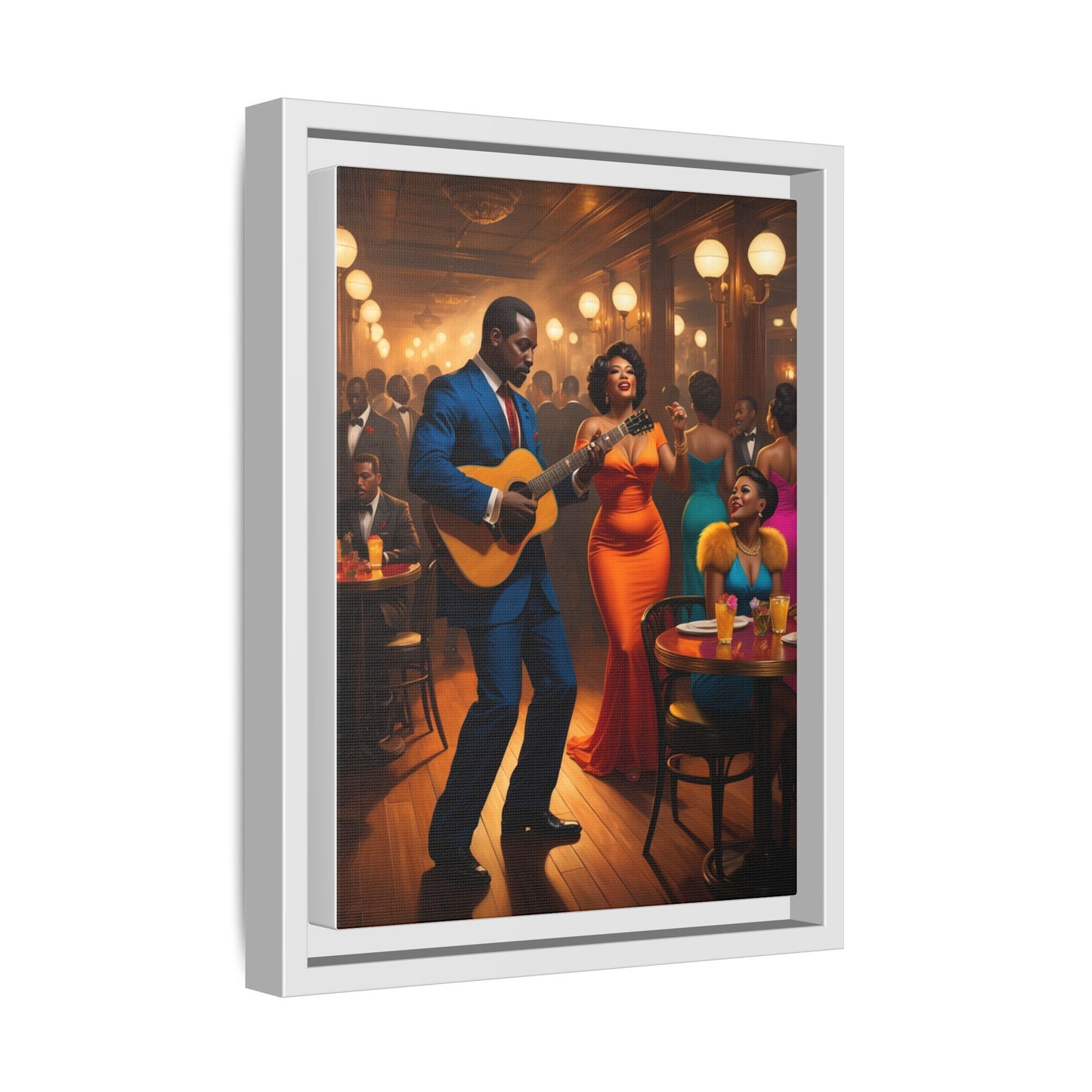 Matte Canvas, Framed (Multi-color)