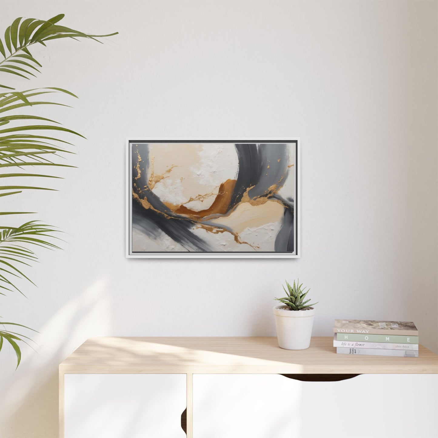 Matte Canvas, Framed (Multi-color)