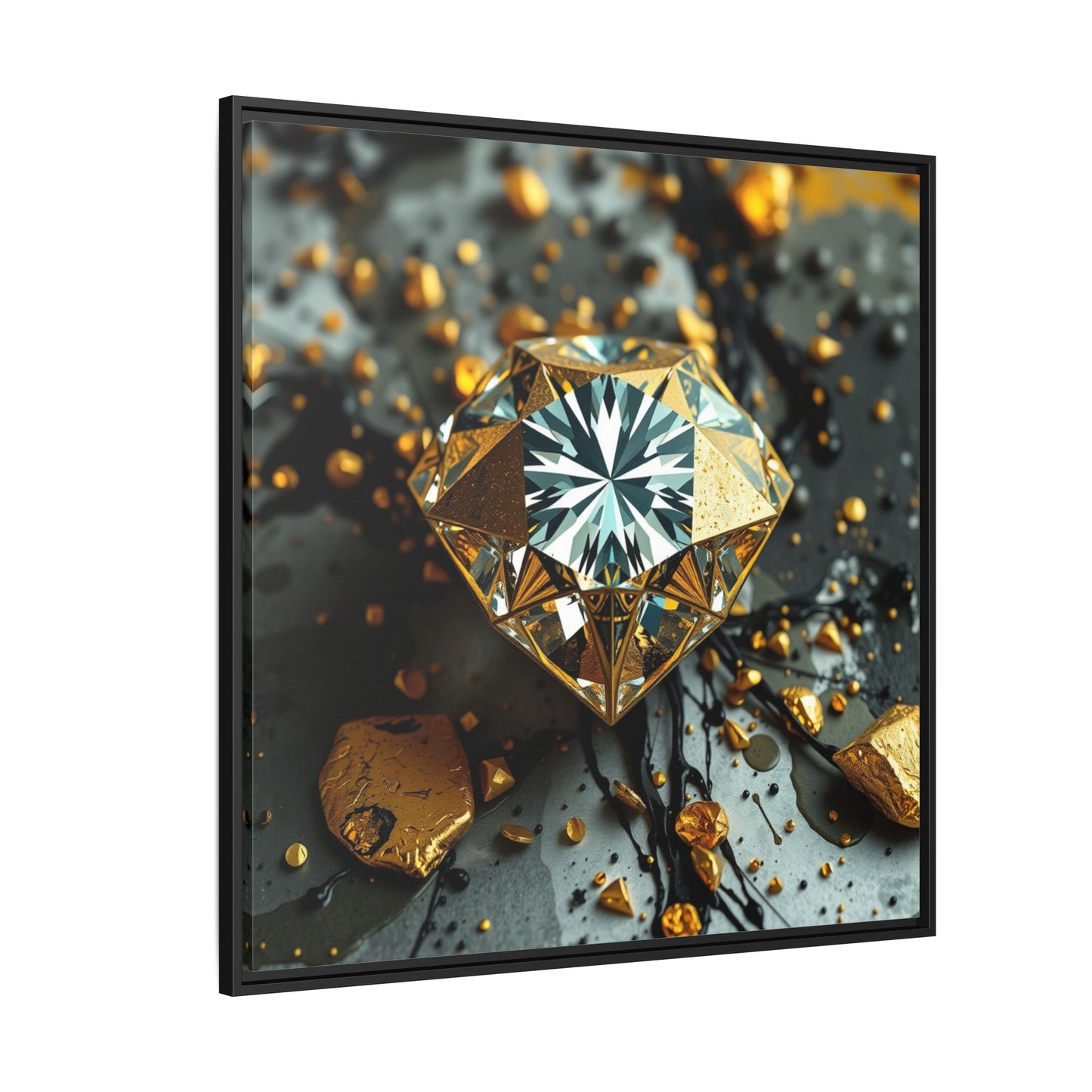 Matte Canvas, Framed (Multi-color)