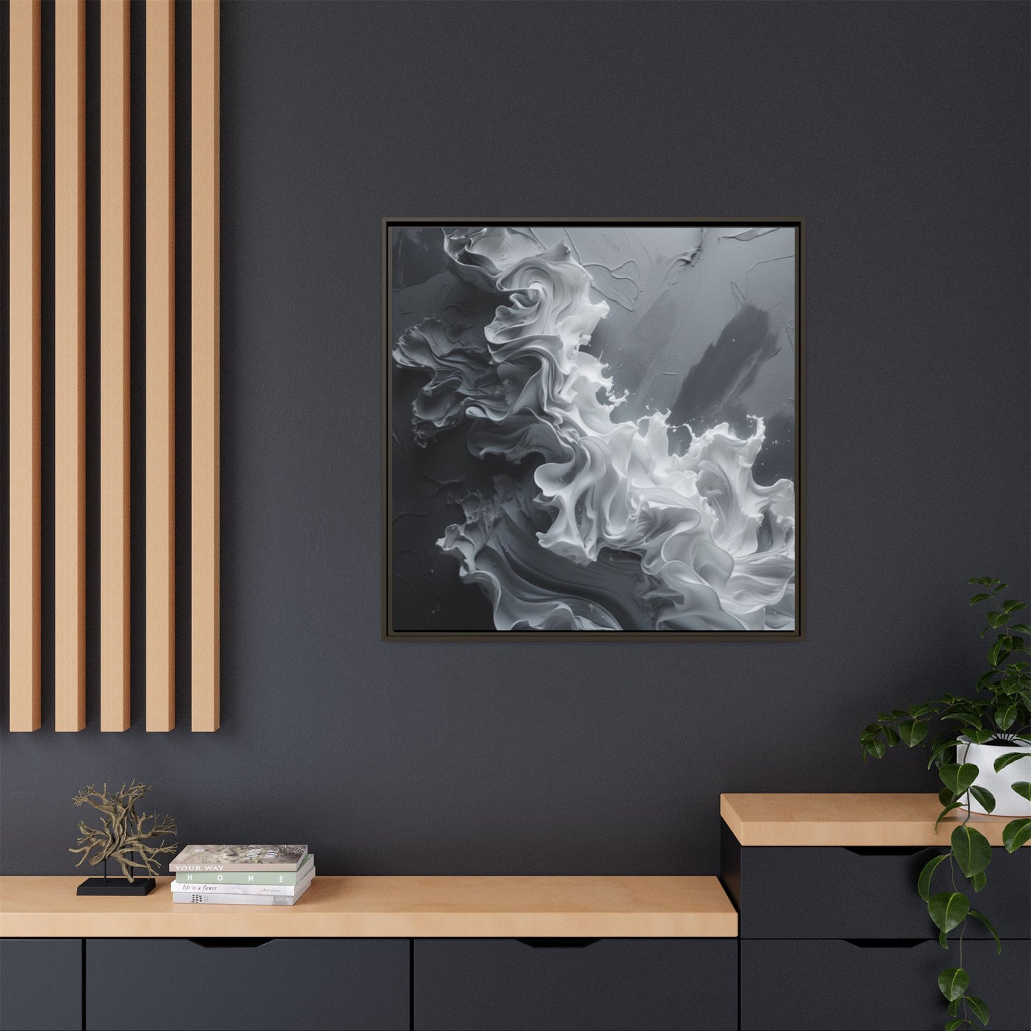 Matte Canvas, Framed (Multi-color)