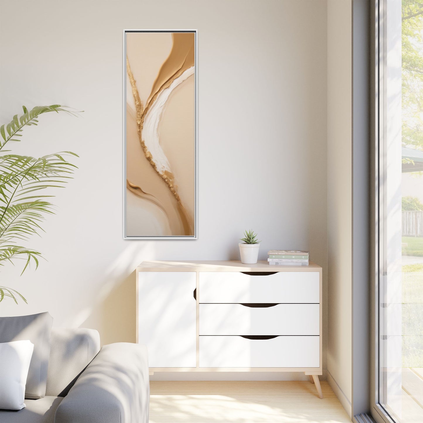 Matte Canvas, Framed (Multi-color)