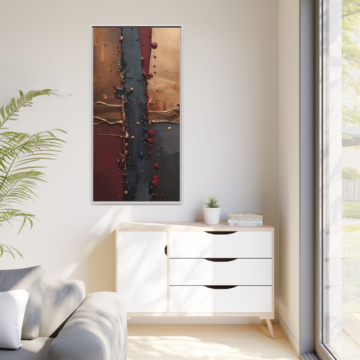 Matte Canvas, Framed (Multi-color)