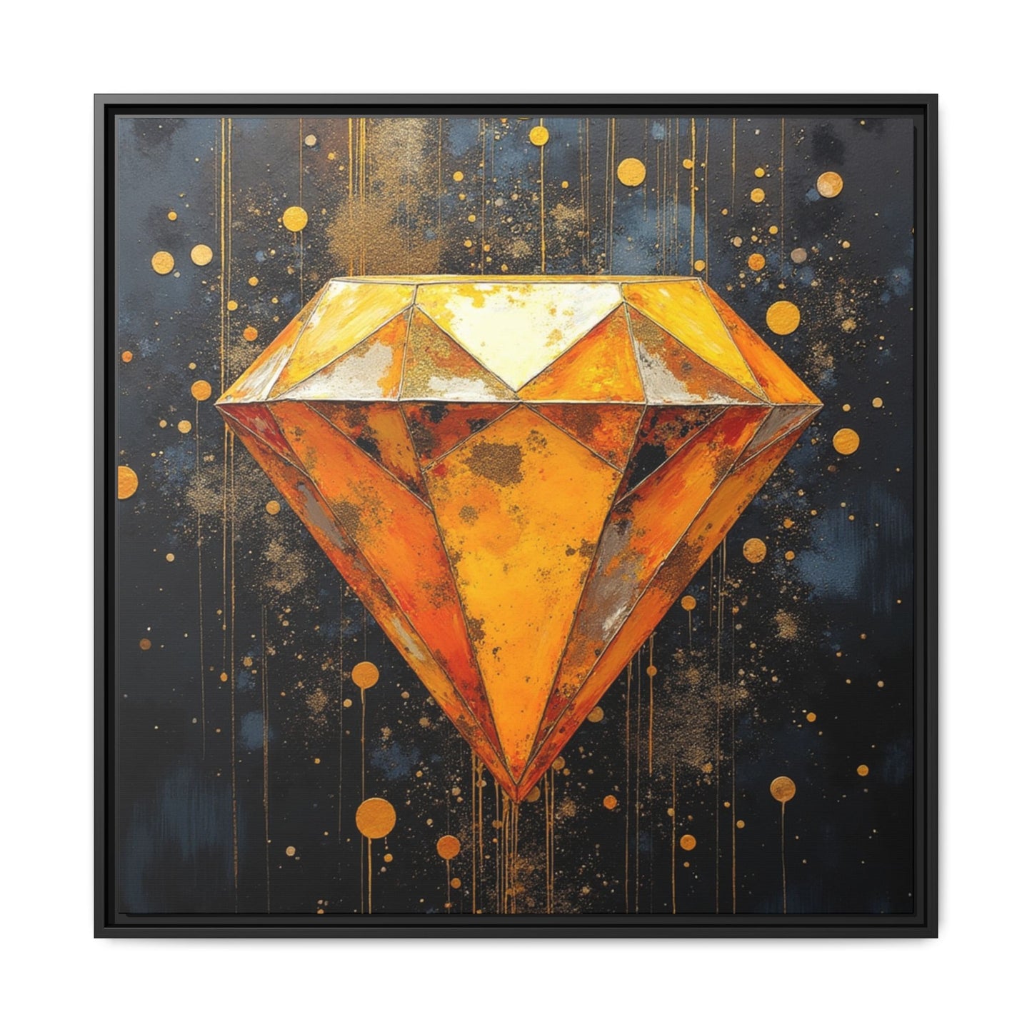 Matte Canvas, Framed (Multi-color)