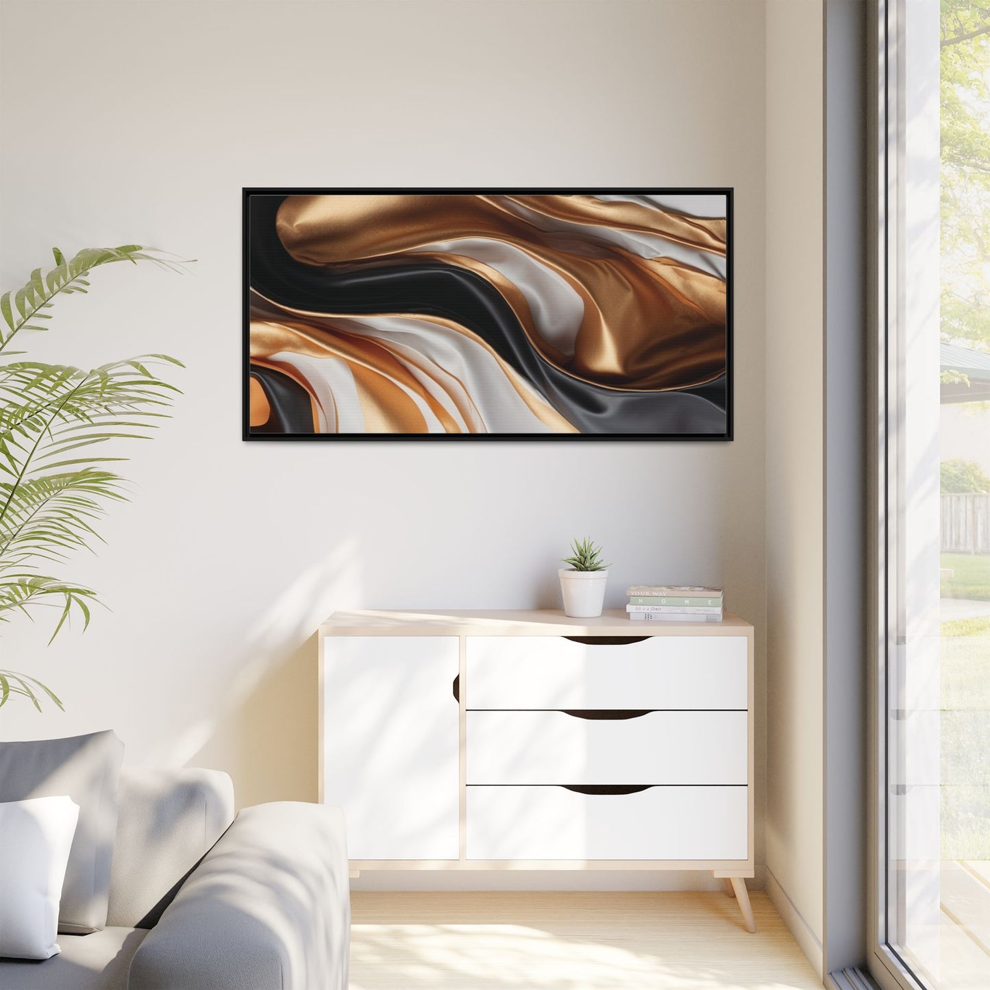 Matte Canvas, Framed (Multi-color)