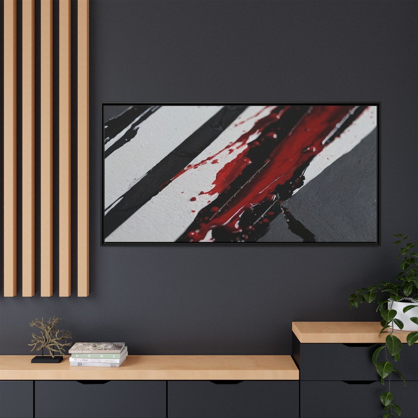 Matte Canvas, Framed (Multi-color)